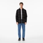 Lacoste Erkek Regular Fit Kareli Siyah Gömlek