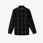 Lacoste Erkek Regular Fit Kareli Siyah Gömlek