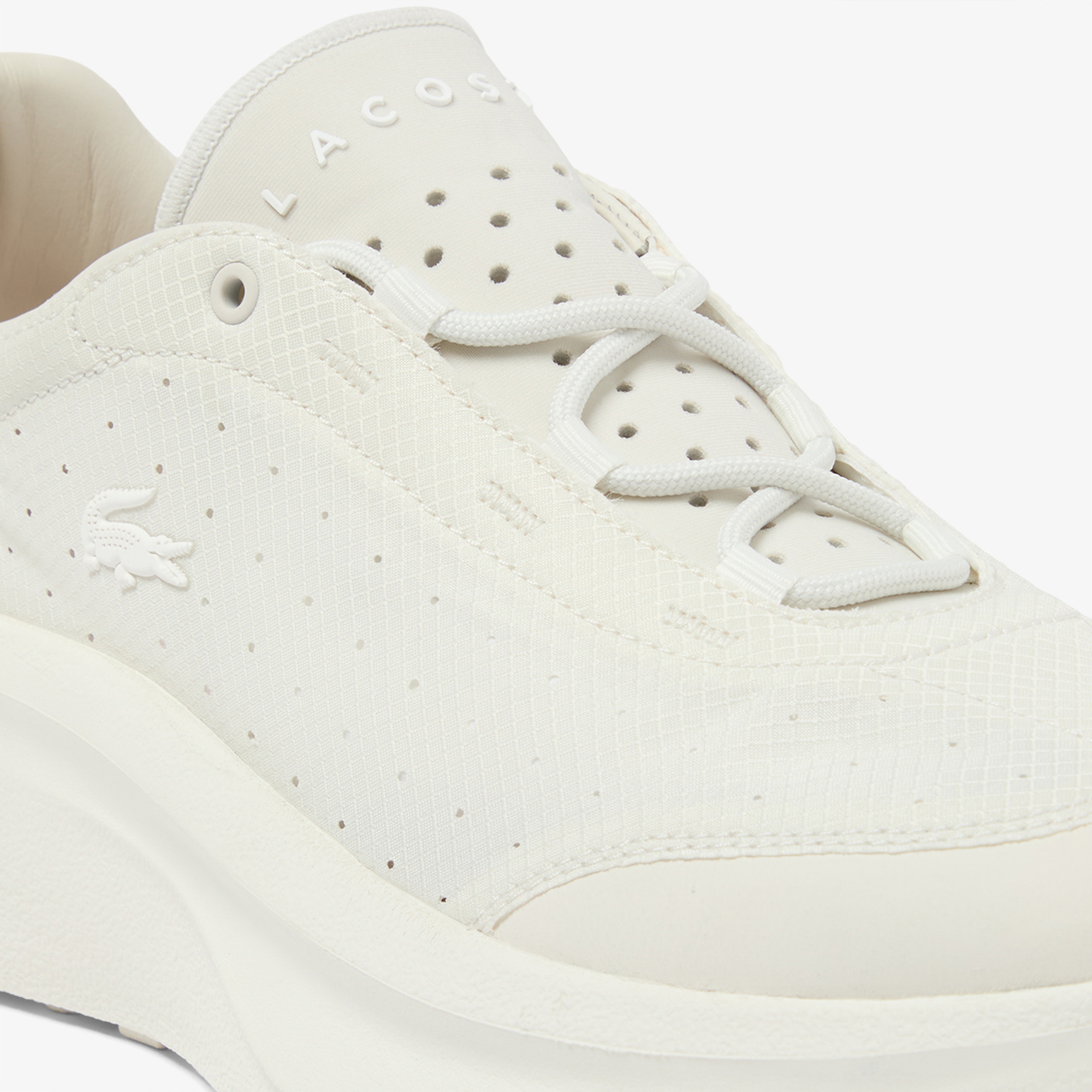 Lacoste Neo Run Active Erkek Krem Sneaker