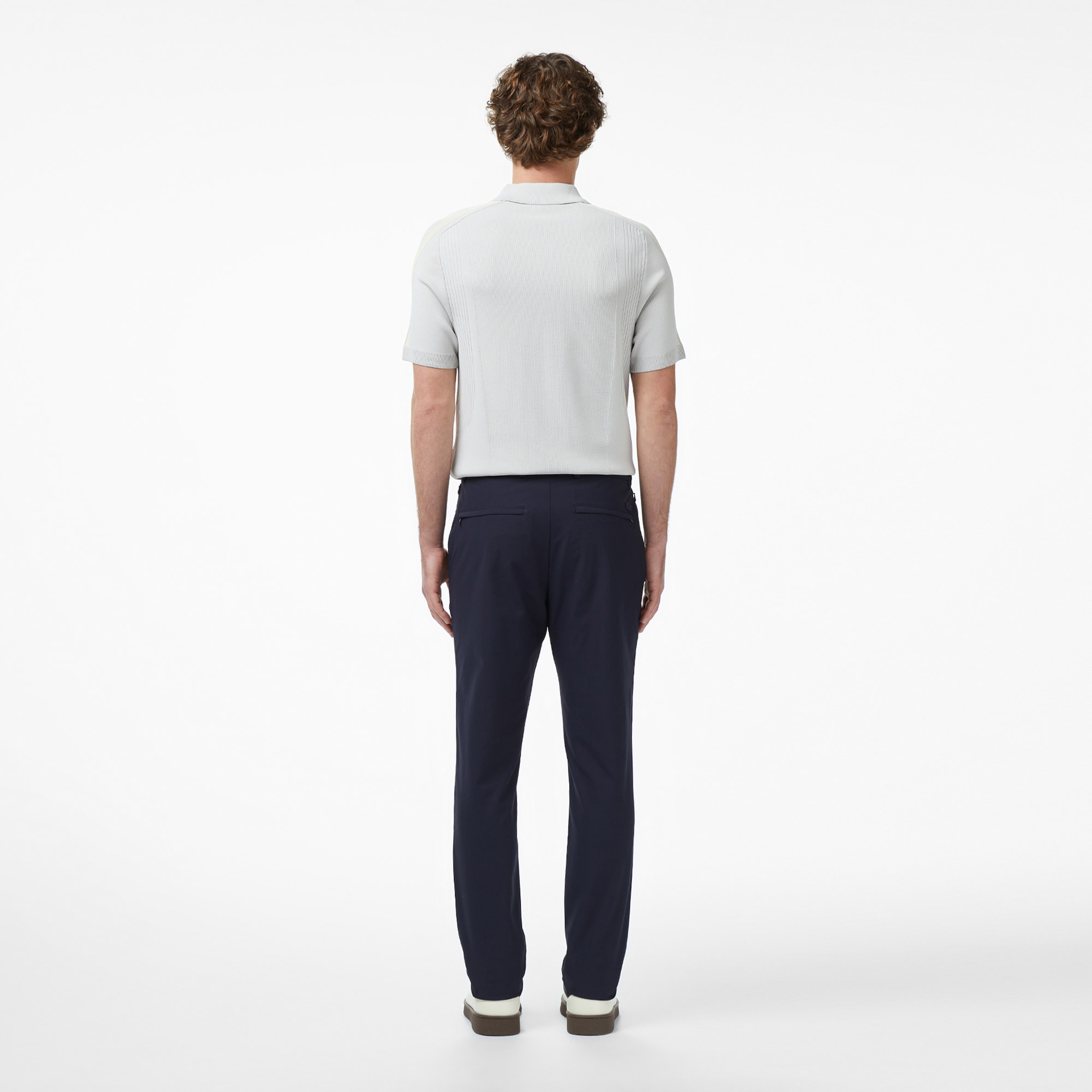Erkek Slim Fit Lacivert Chino Pantolon