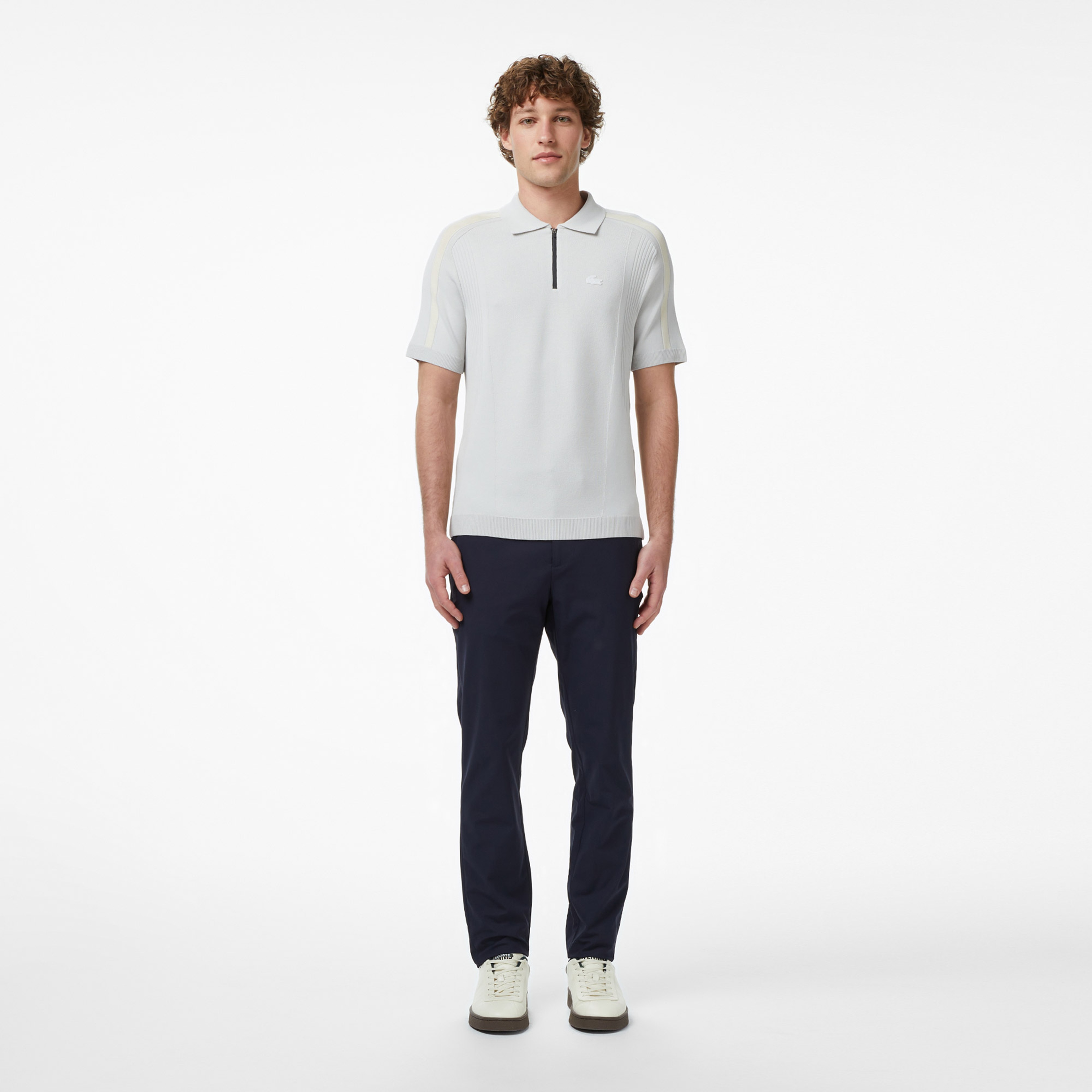 Erkek Slim Fit Lacivert Chino Pantolon