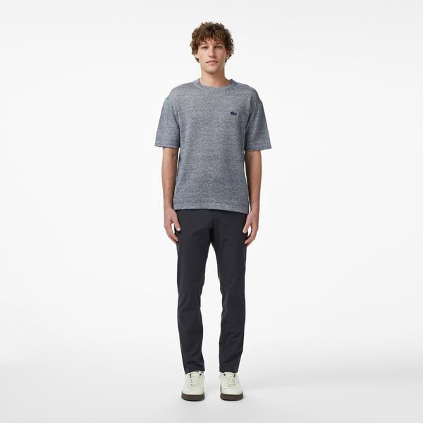 Erkek Slim Fit Gri Chino Pantolon
