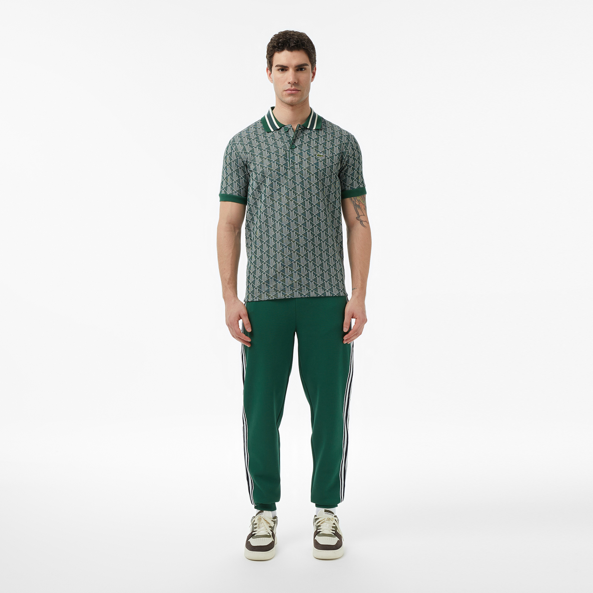 Lacoste Classic Fit Erkek Yeşil Polo
