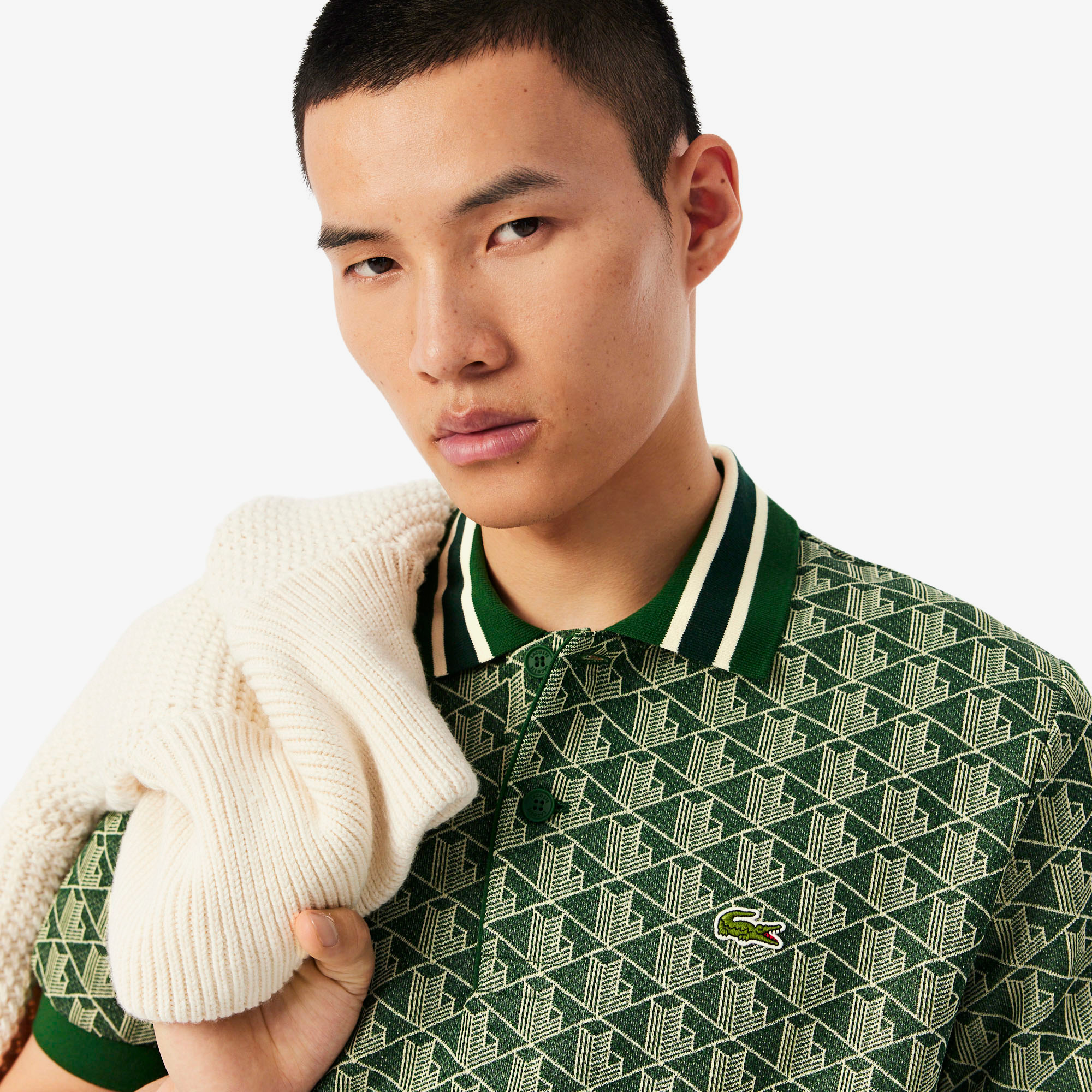 Lacoste Classic Fit Erkek Yeşil Polo