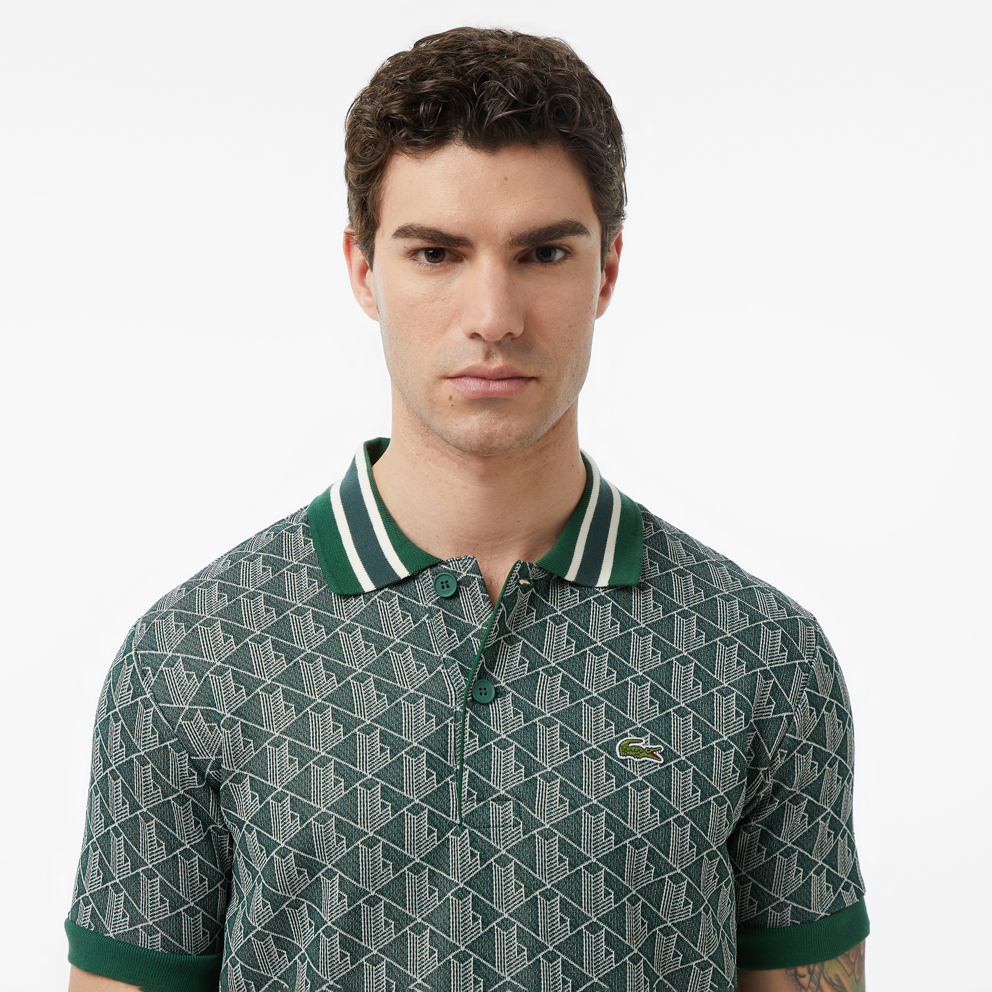 Lacoste Classic Fit Erkek Yeşil Polo