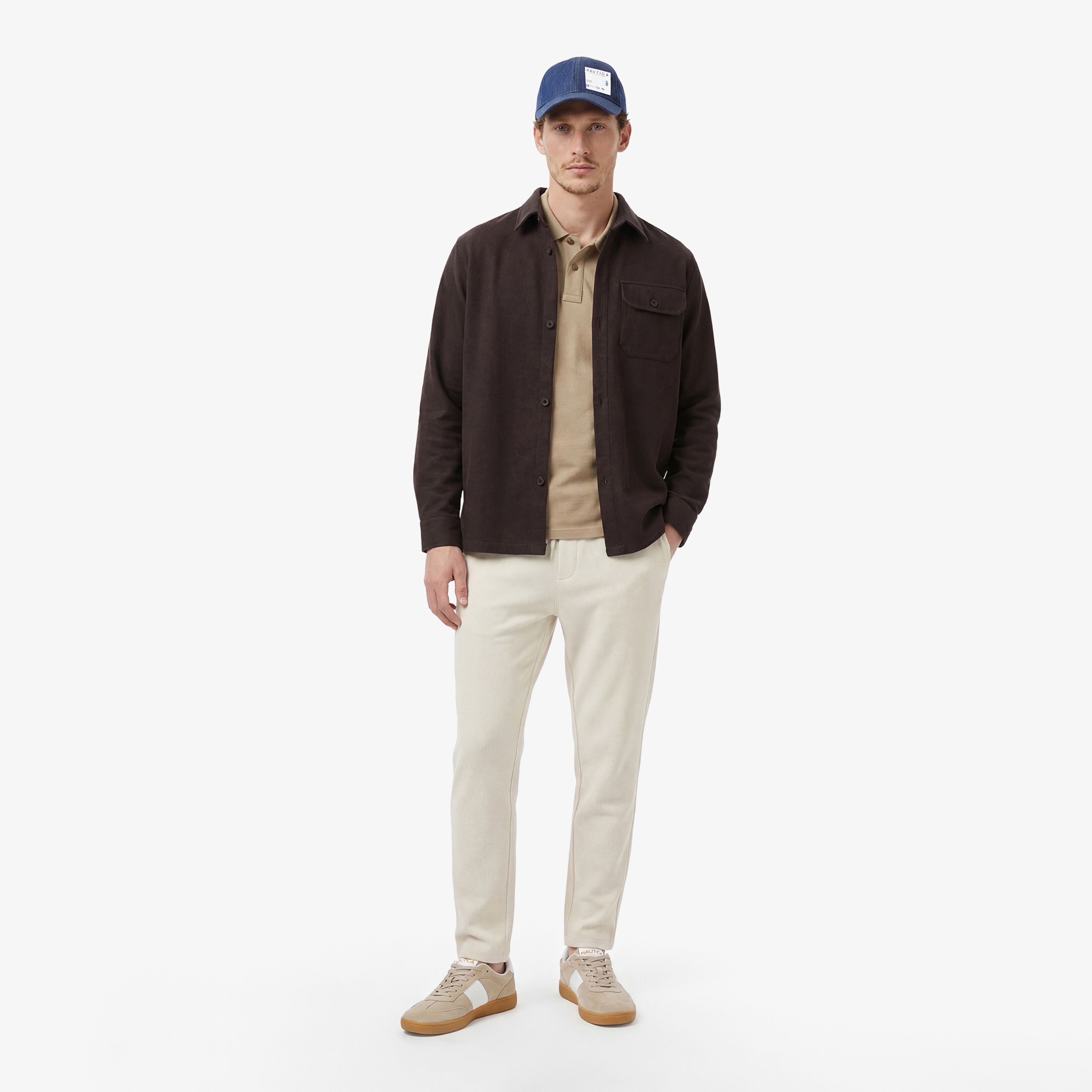 Nautica Erkek Krem Jogger Fit Eşofman Altı