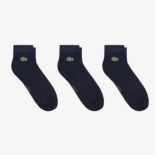 Unisex 3'lü Lacivert Çorap