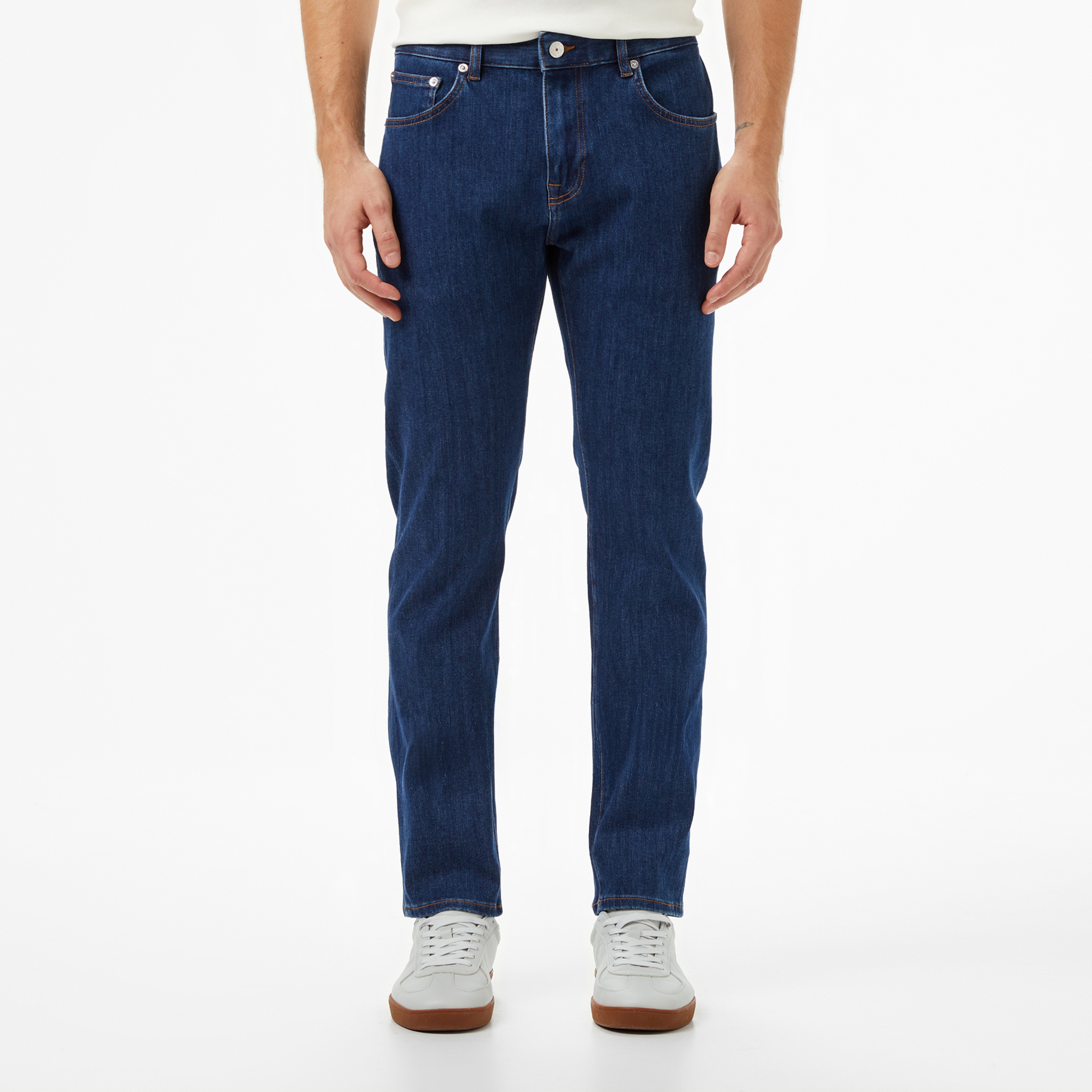 Erkek Lacivert Jean Pantolon