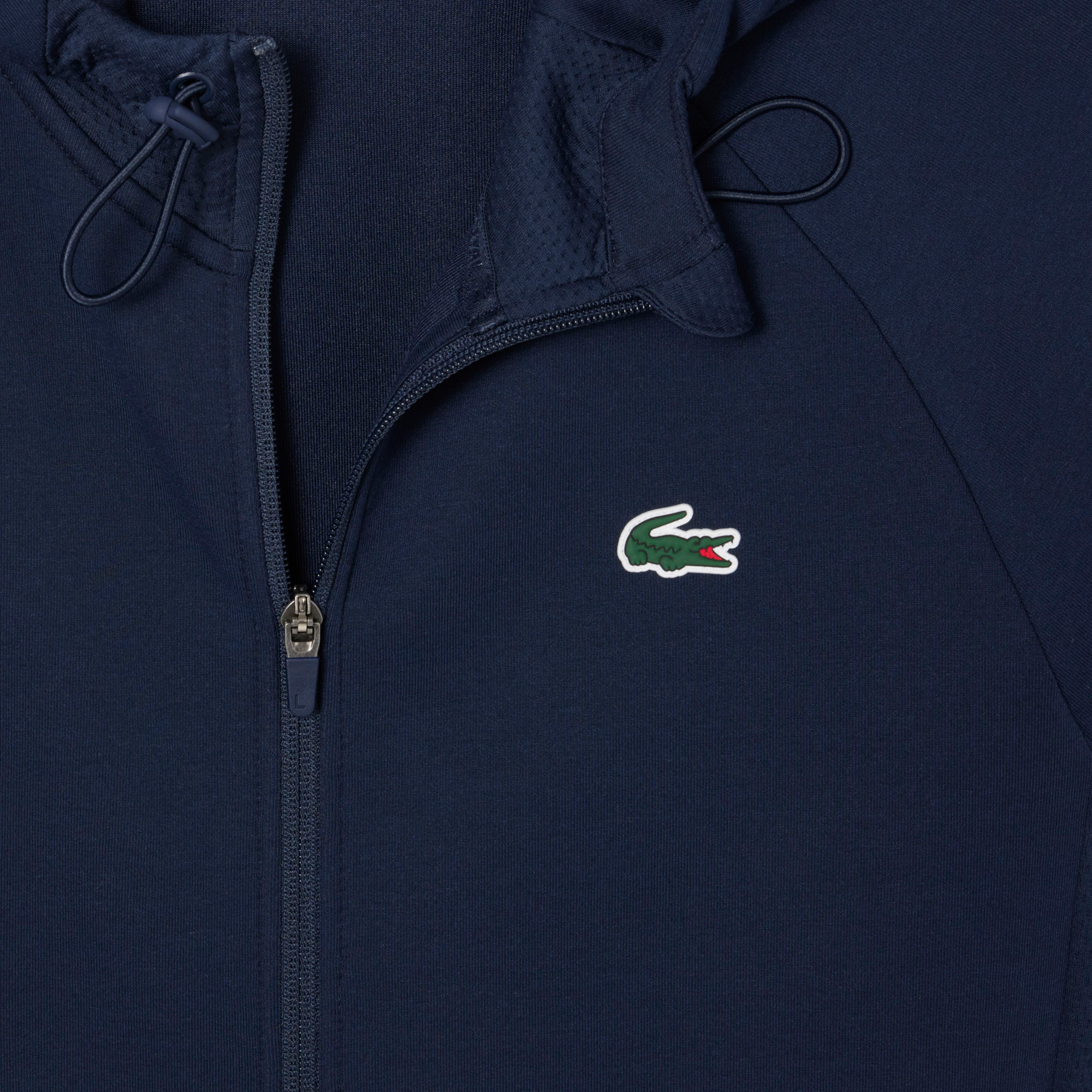 Lacoste Tennis x Novak Djokovic Erkek Regular Fit Fermuarlı Baskılı Lacivert Eşofman Takımı