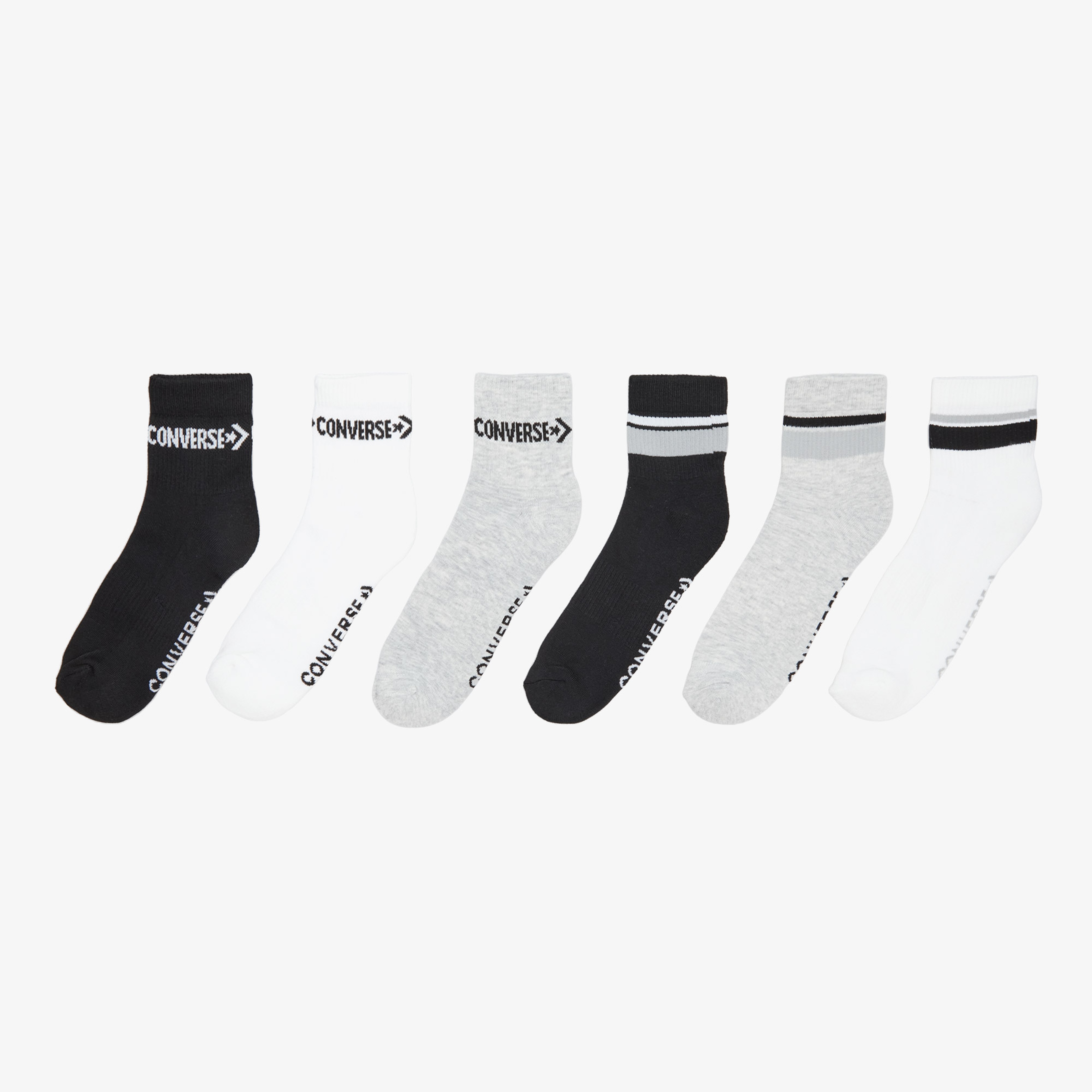 Converse Erkek Beyaz 6'lı Çorap