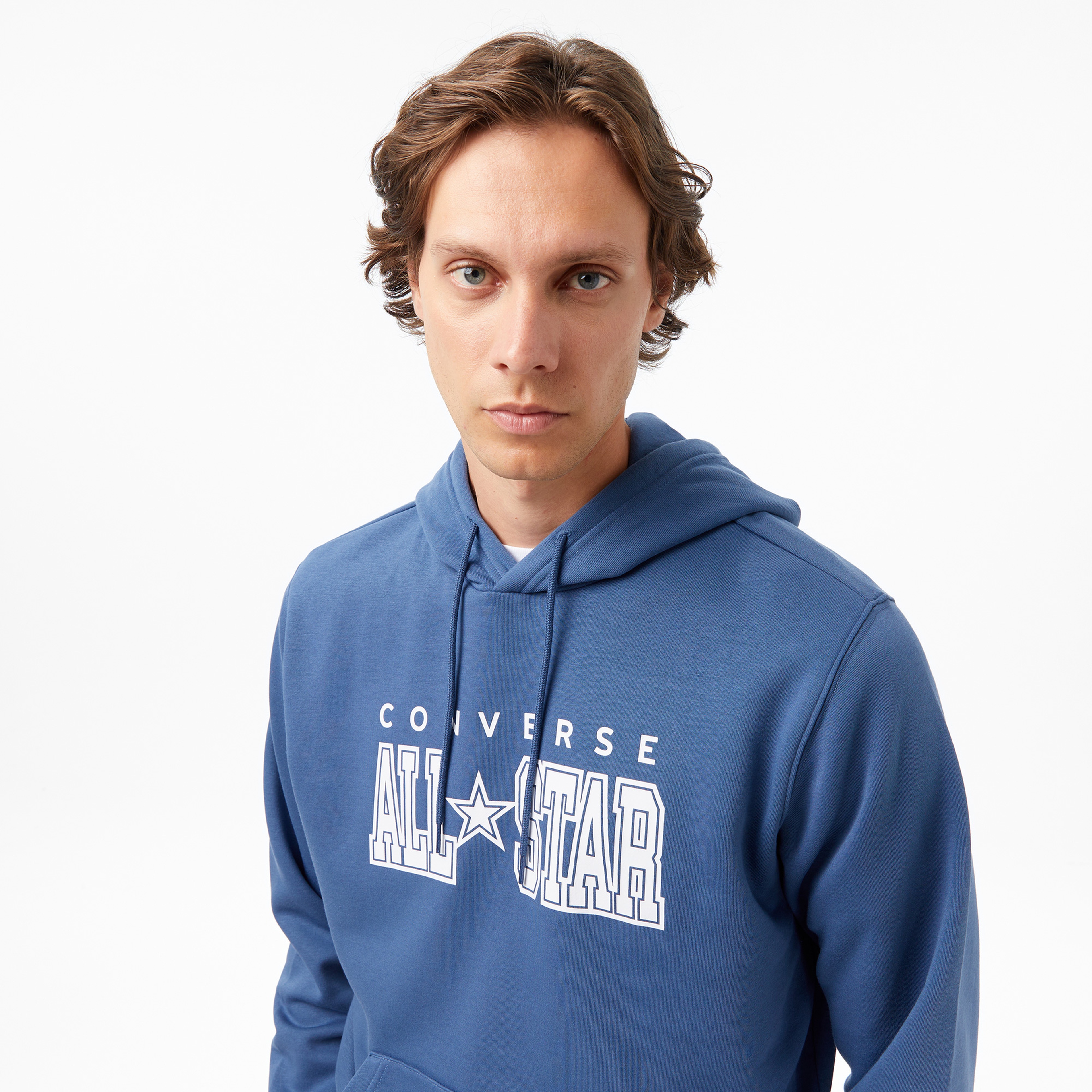 Converse Erkek Mavi Sweatshirt