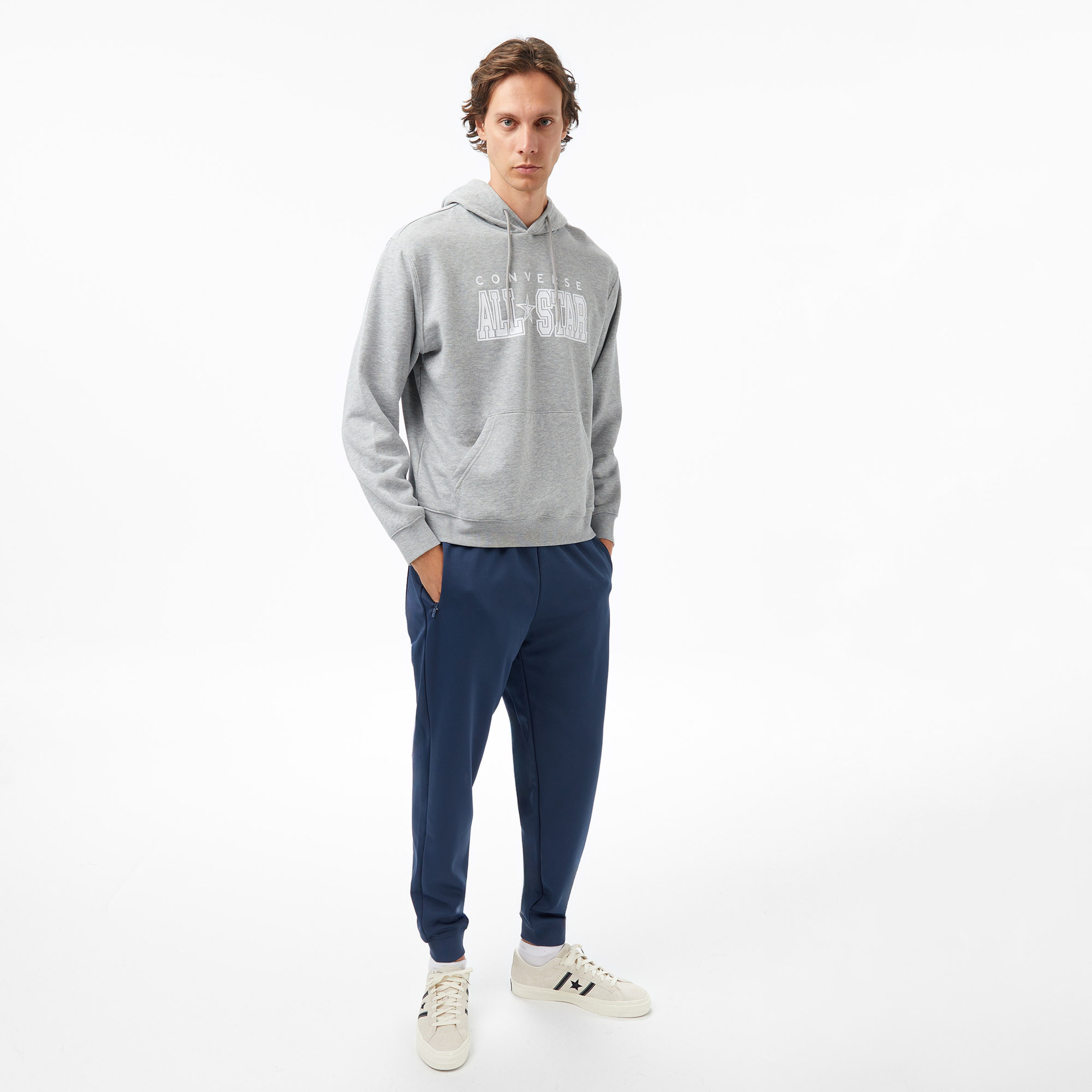 Converse Erkek Gri Sweatshirt