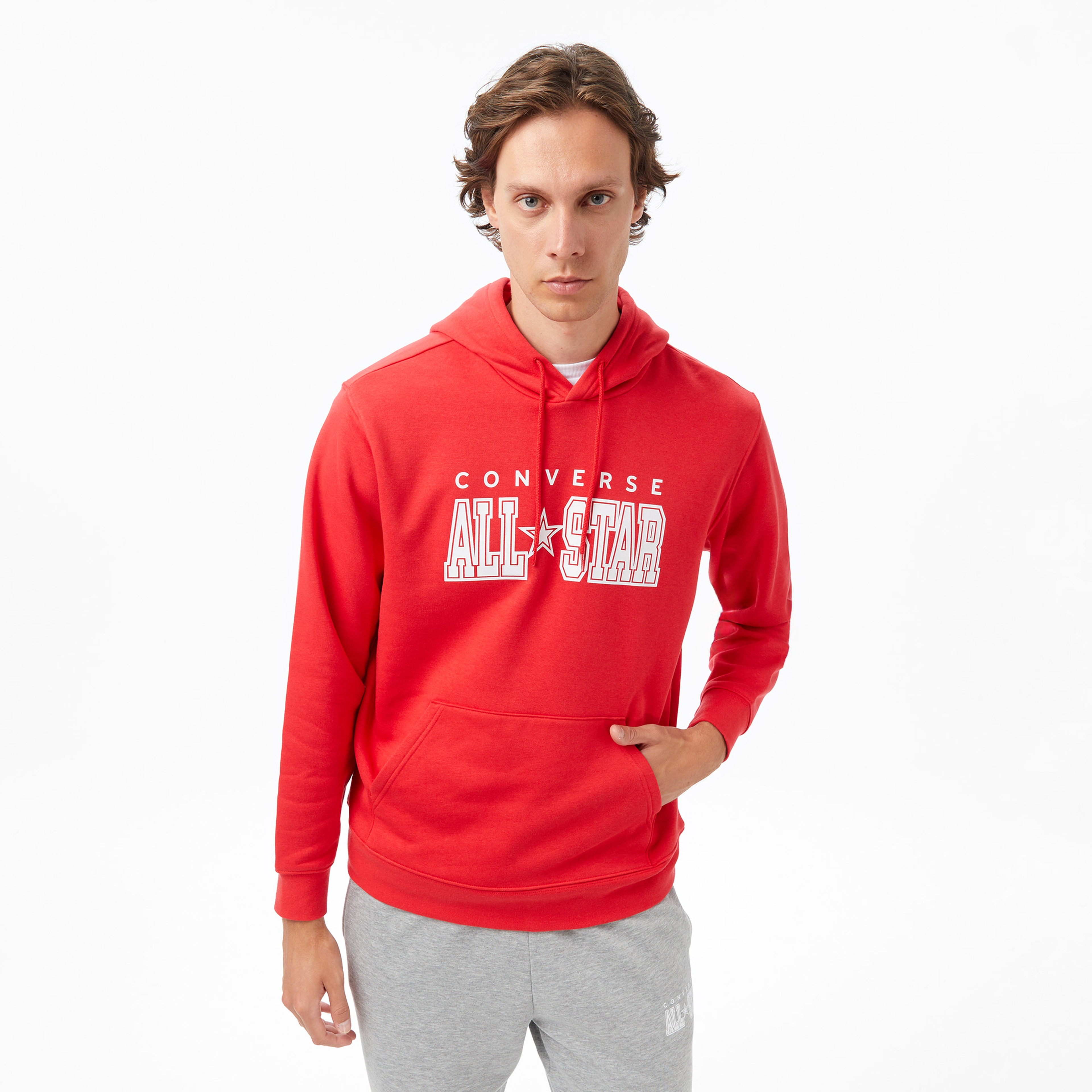 Converse Erkek Kırmızı Sweatshirt
