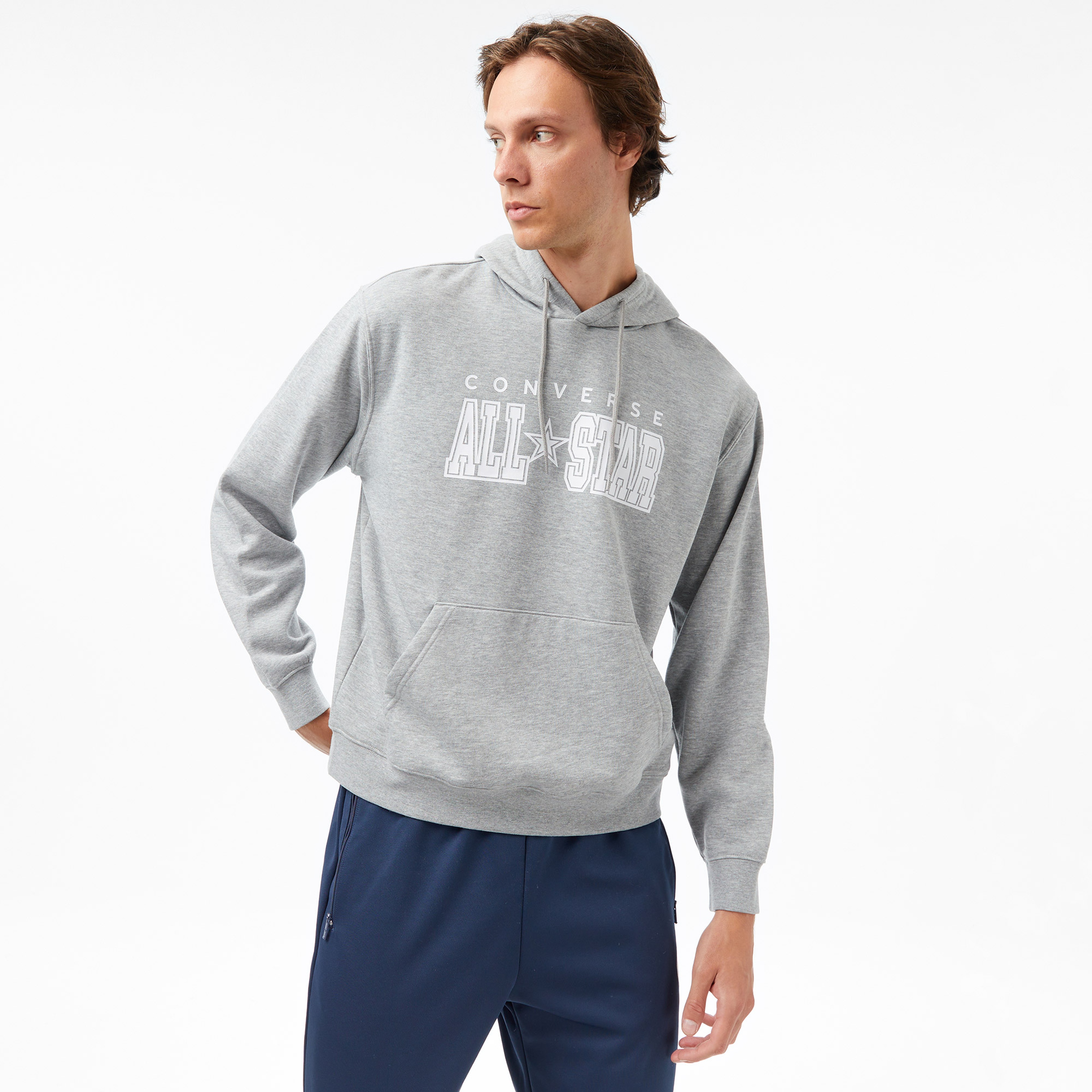 Converse Erkek Gri Sweatshirt
