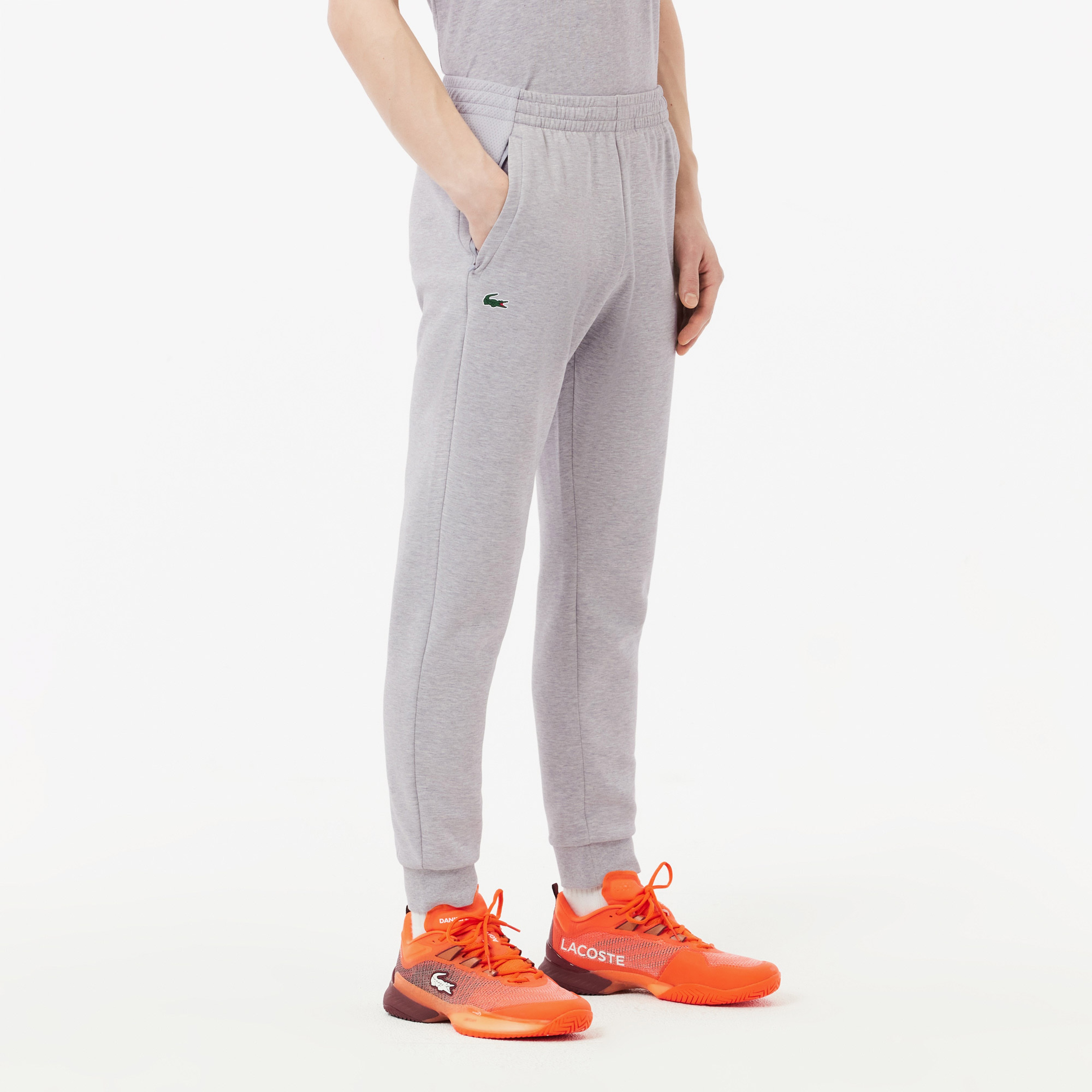 Lacoste Men?s Mesh Panels Tracksuit Pants