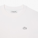 Kadın Oversize Fit Bisiklet Yaka Beyaz Sweatshirt