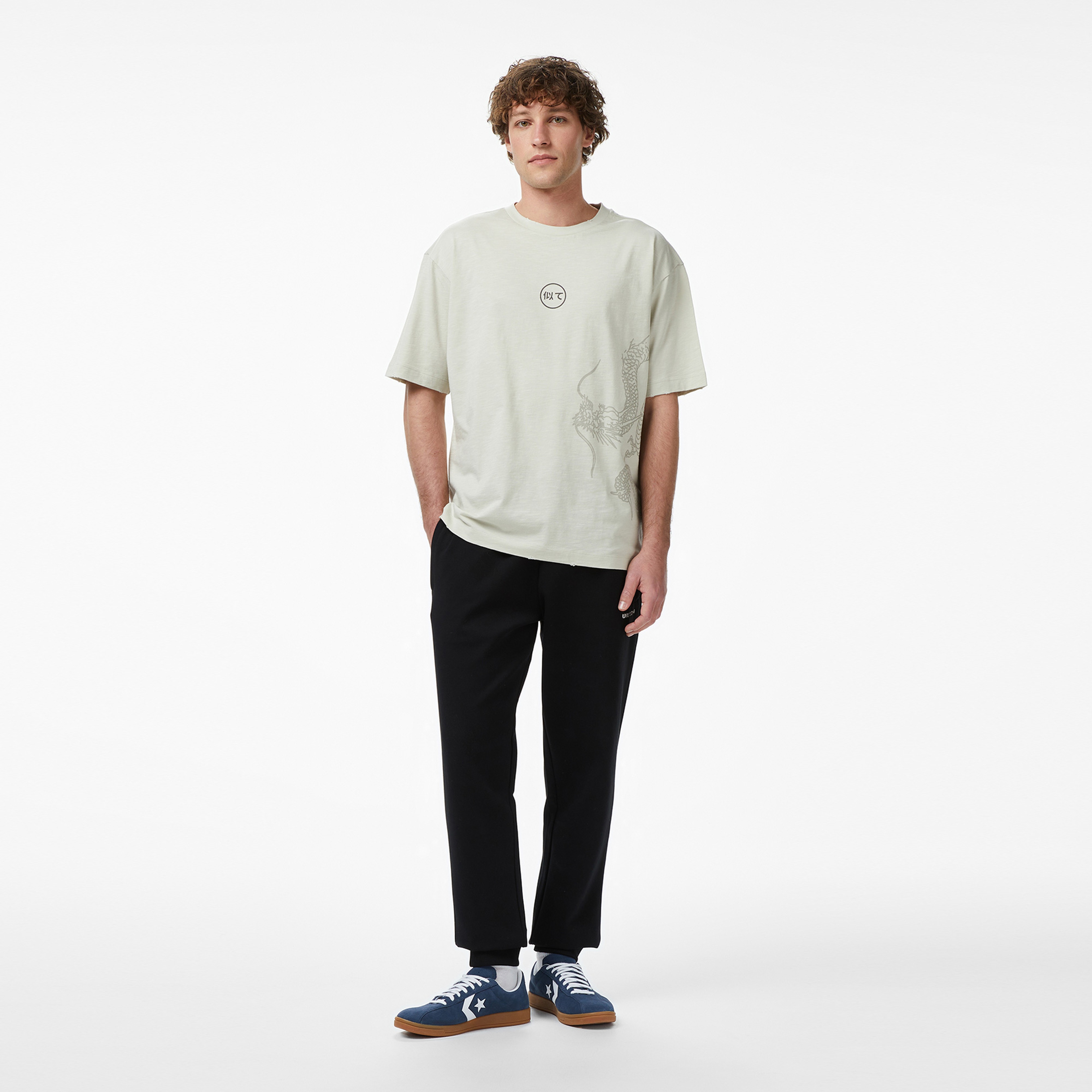 UNITED4 Regular Fit Erkek Siyah Eşofman Altı