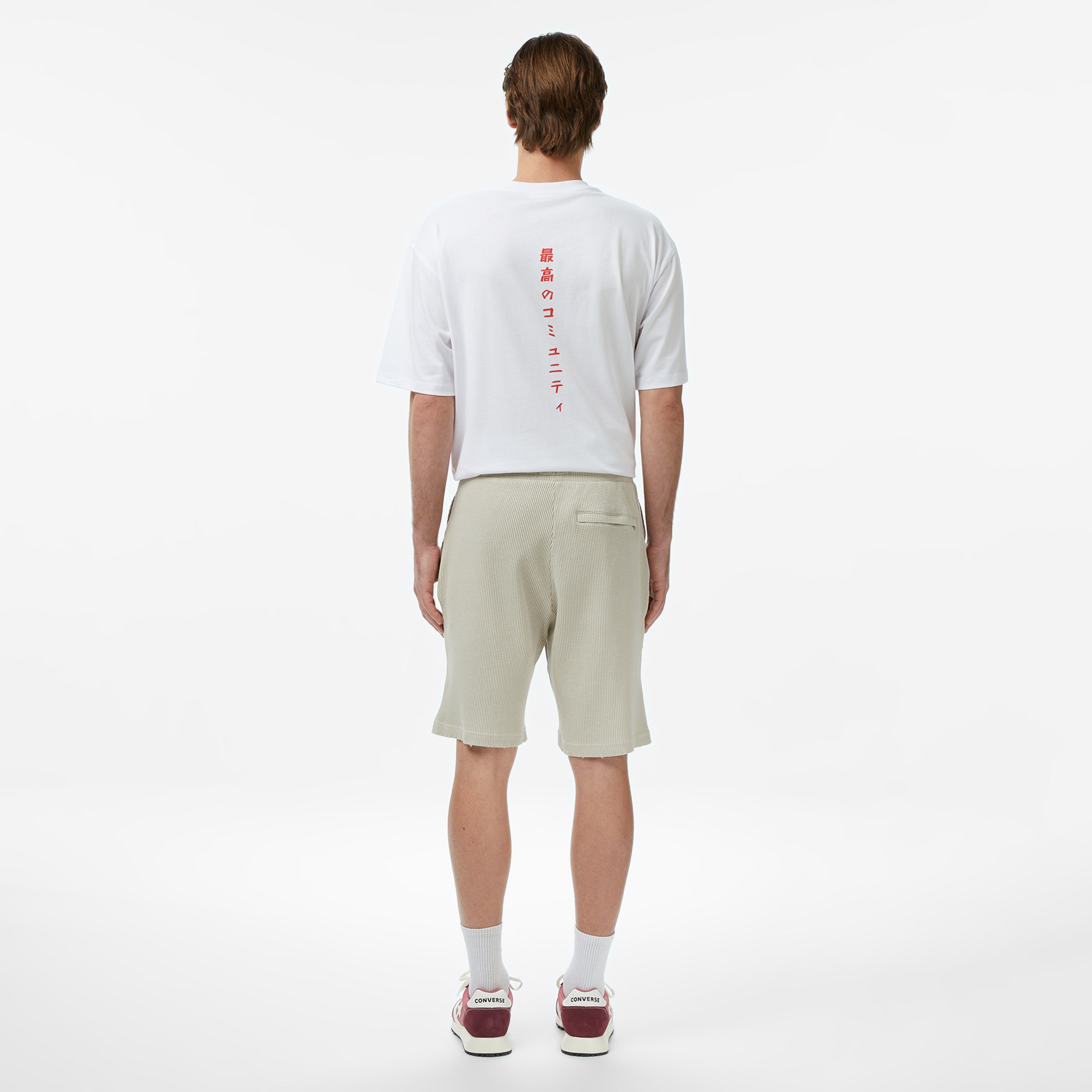 UNITED4 Regular Fit Erkek Krem Şort