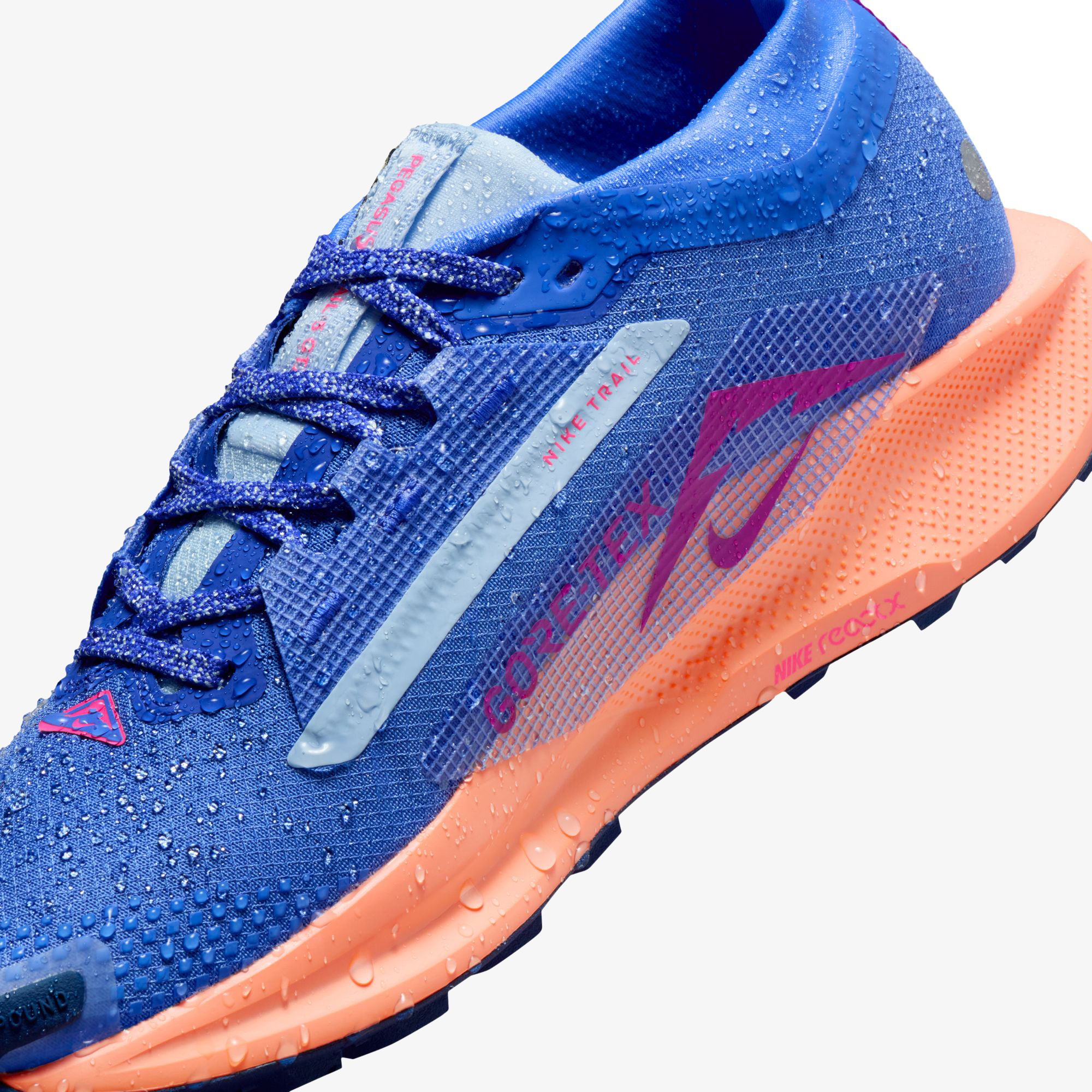 Nike Pegasus Trail 5 GORE-TEX Kadın Mor Koşu Ayakkabısı