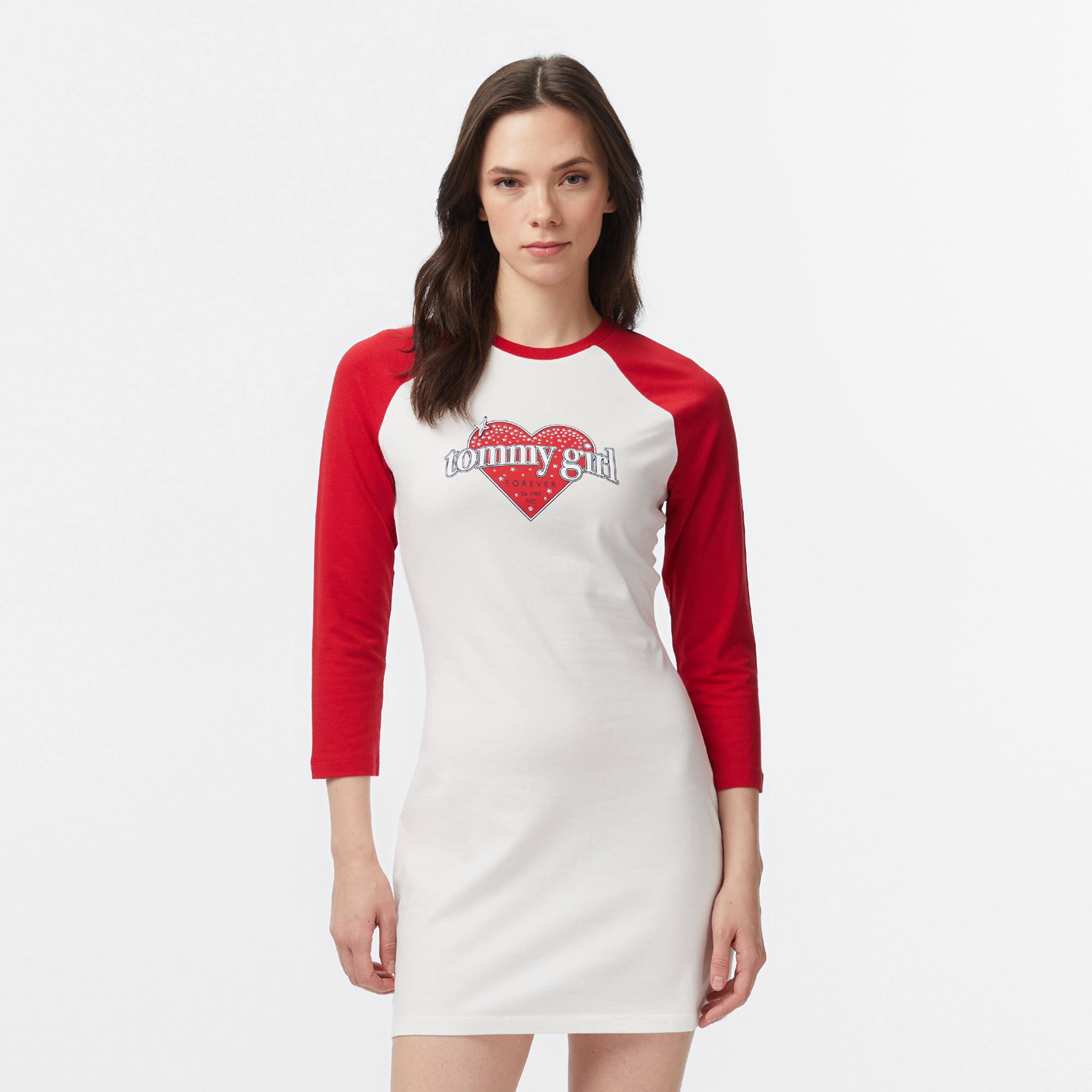 Tommy Hilfiger Raglan Kadın Renkli Elbise