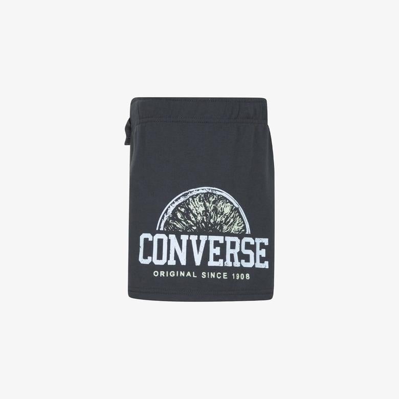 Converse Graphic Knit Çocuk Siyah Şort
