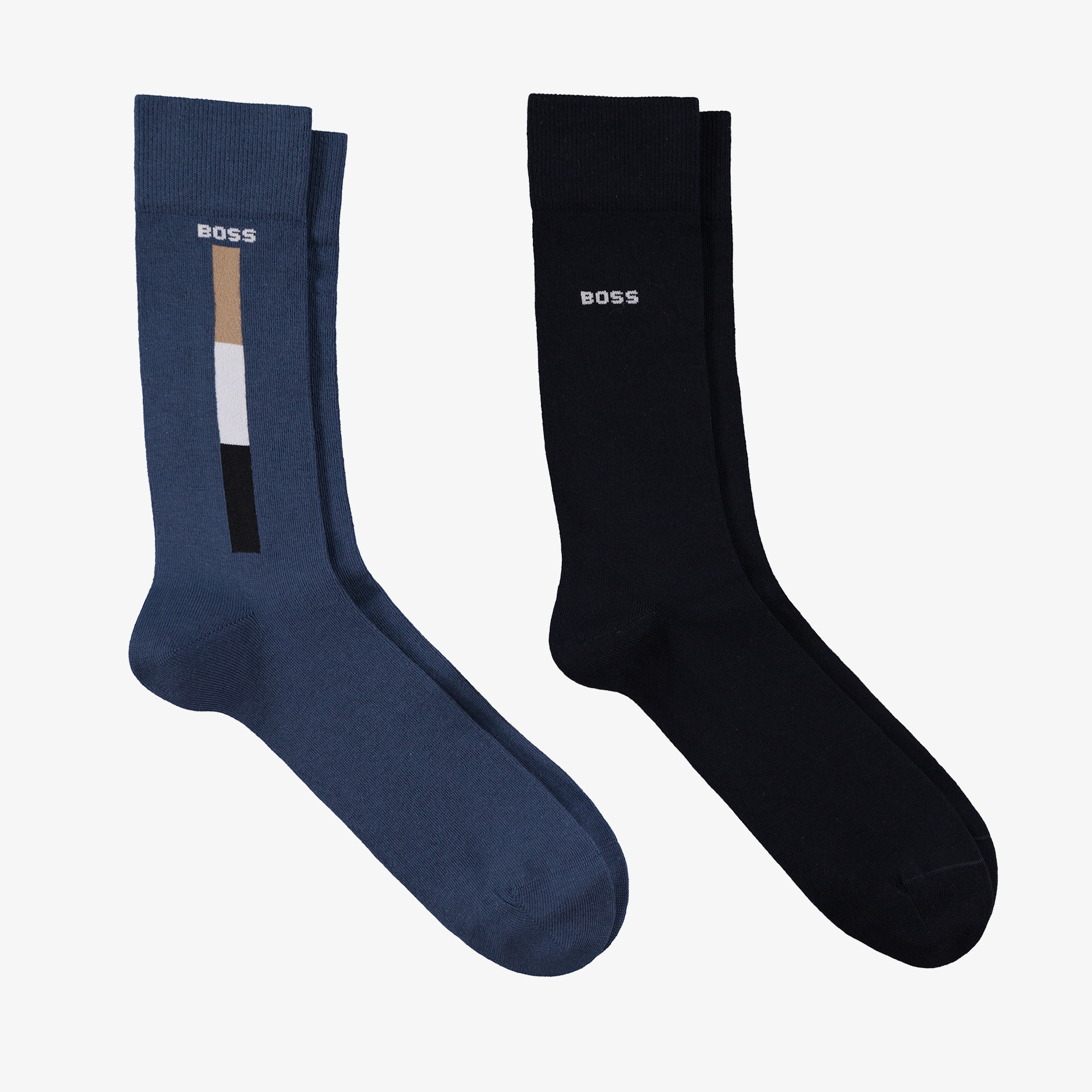 Boss 2P Rs Iconic Stripe Erkek Mavi Çorap