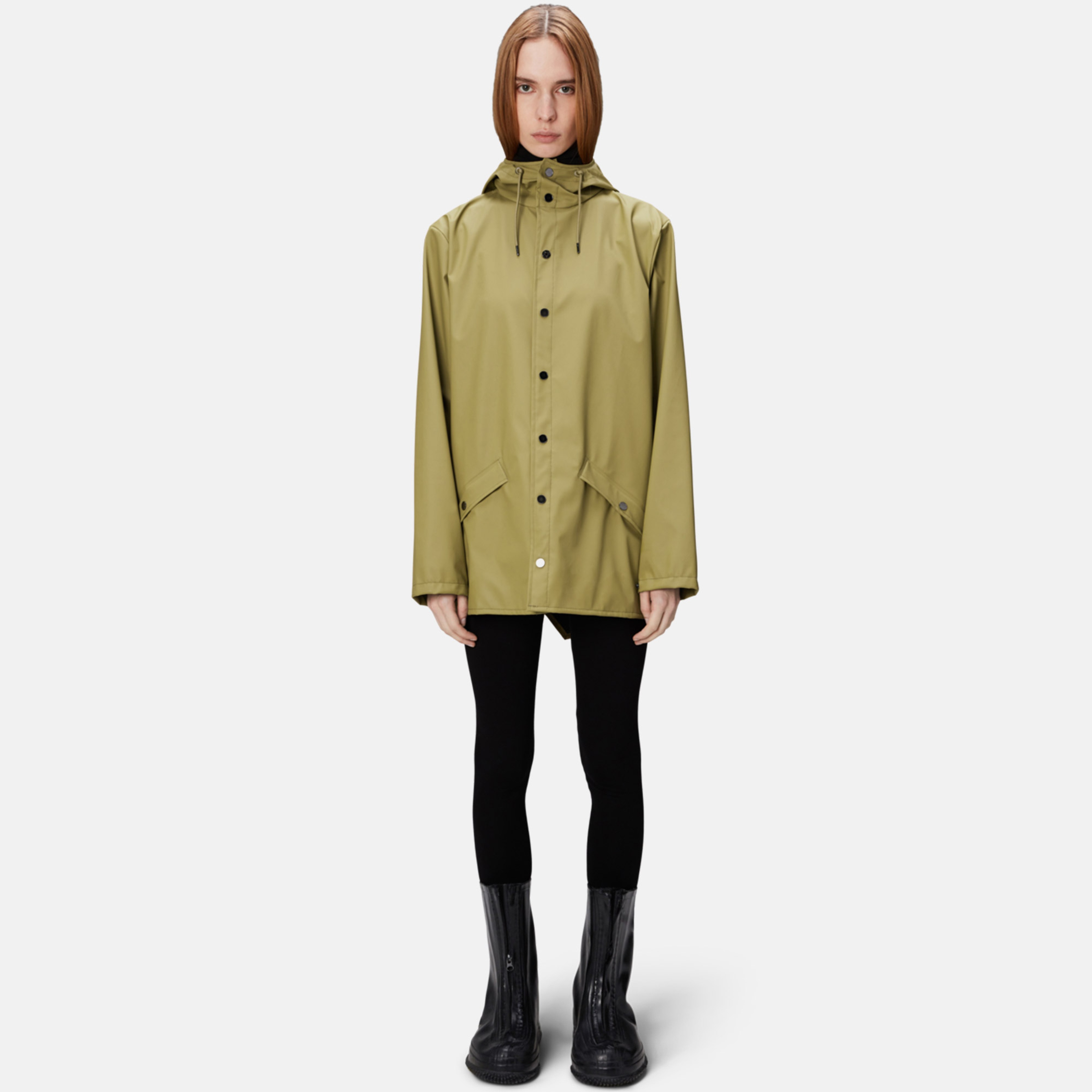 Rains Jacket W3 Unisex Haki Yağmurluk