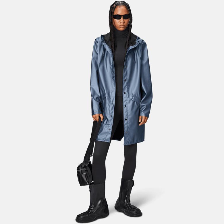 Rains Long Jacket W3 Unisex Kahverengi Yağmurluk