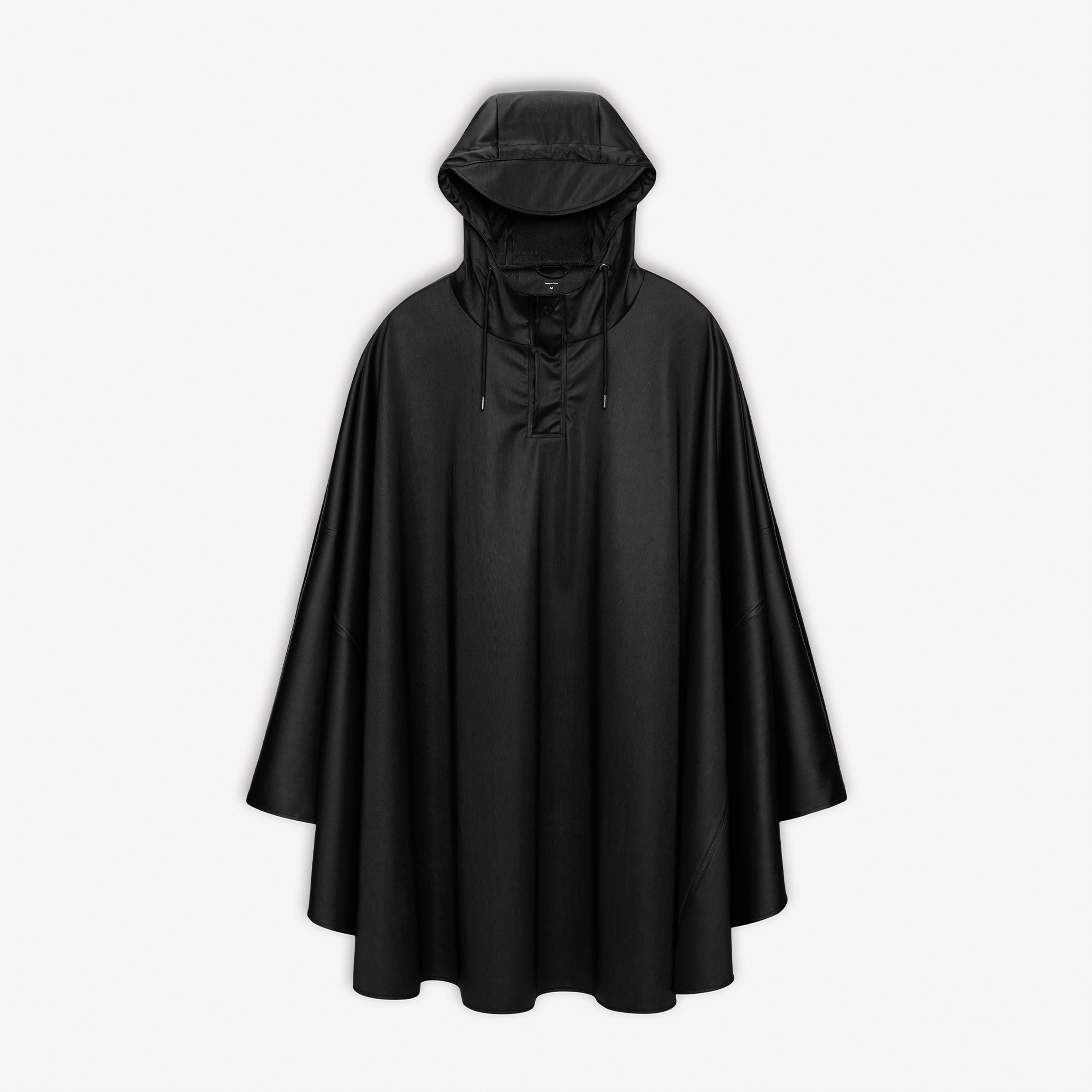 Rains Cape Unisex Siyah Yağmurluk