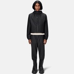 Rains Lohja Short Insulated Jacket W3T1 Unisex Siyah Yağmurluk