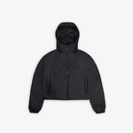 Rains Lohja Short Insulated Jacket W3T1 Unisex Siyah Yağmurluk