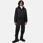 Rains Lohja Short Insulated Jacket W3T1 Unisex Siyah Yağmurluk
