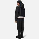 Rains Lohja Short Insulated Jacket W3T1 Unisex Siyah Yağmurluk