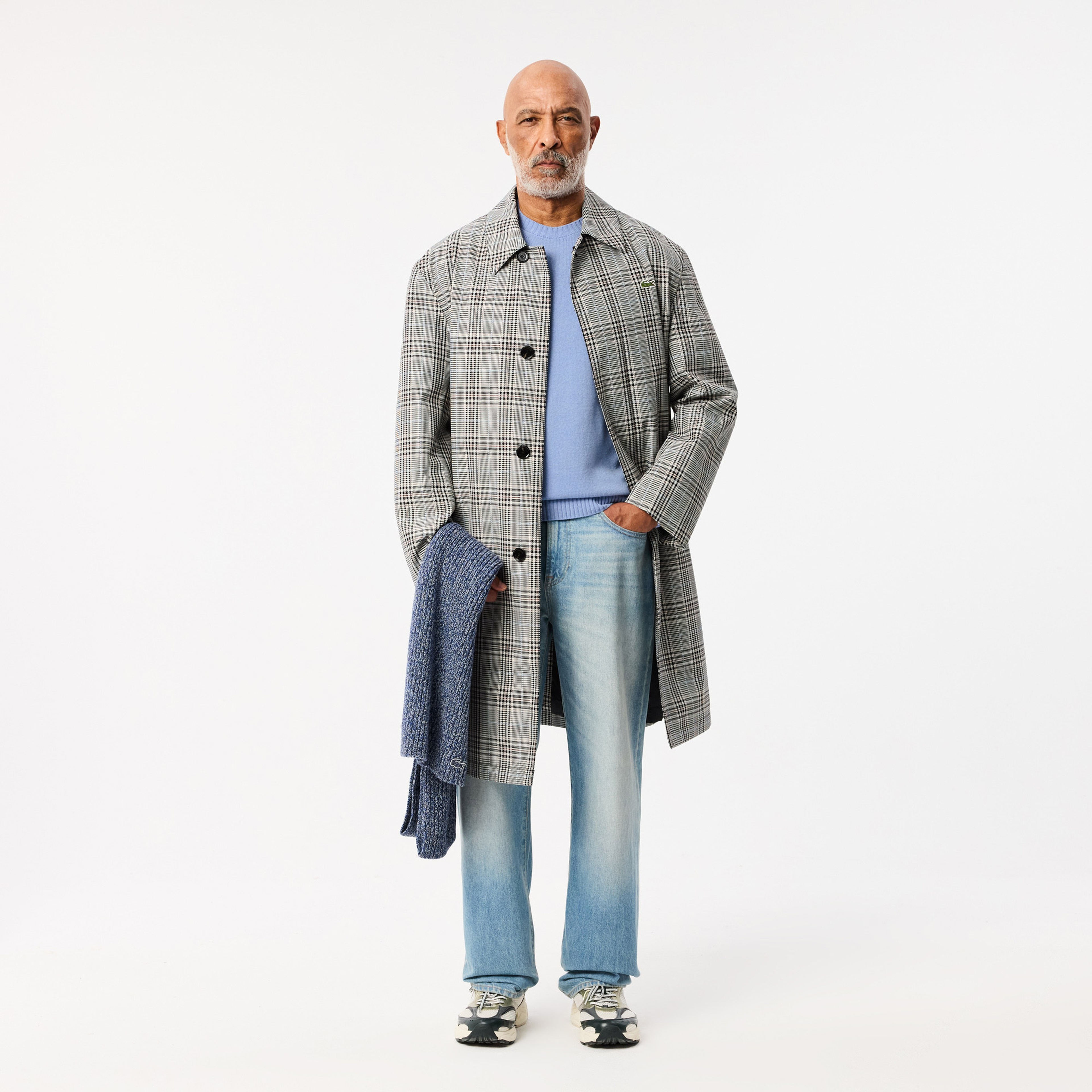 Carded Wool Crew Neck Sweater