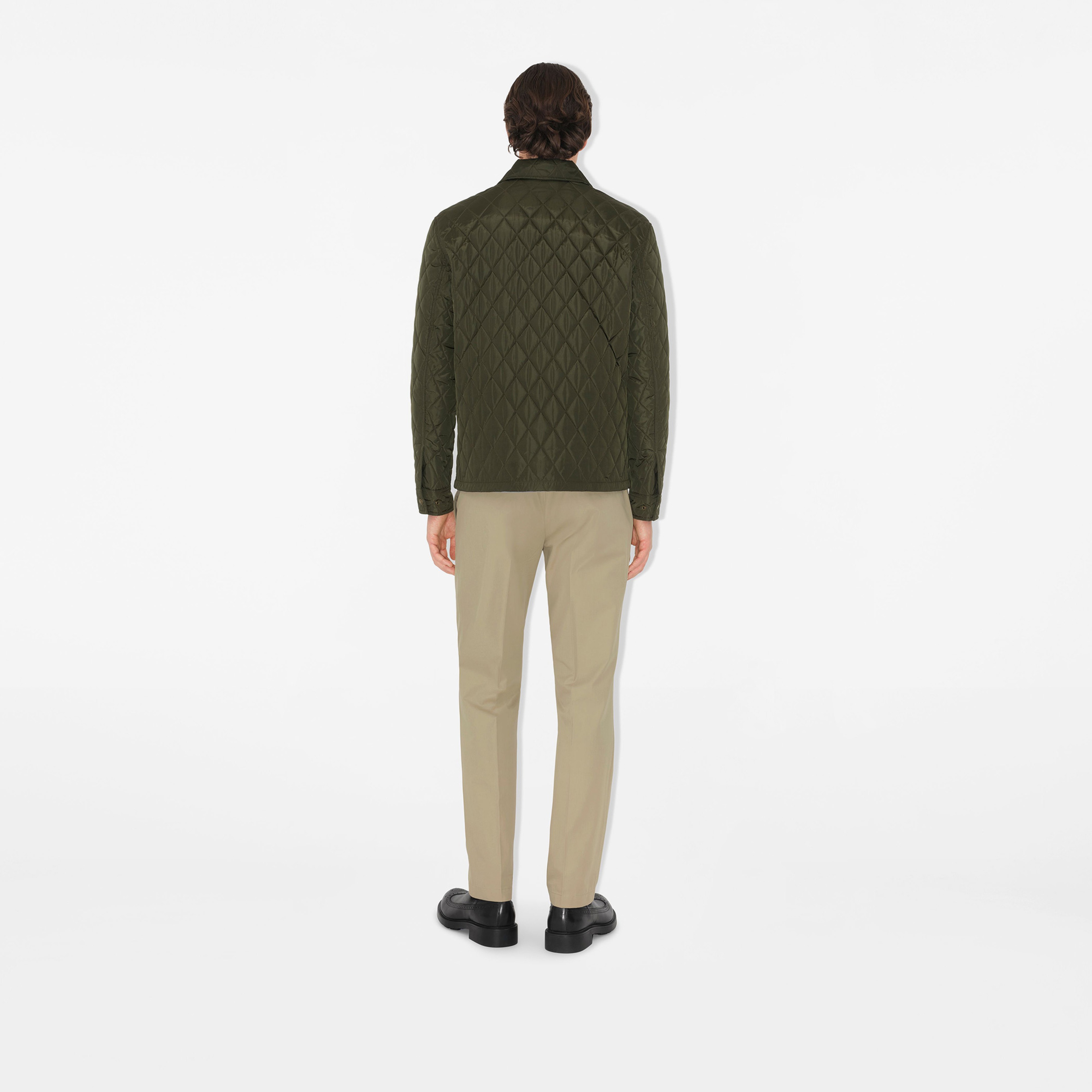 Burberry Pan Cotton Chinos Erkek Haki Pantolon