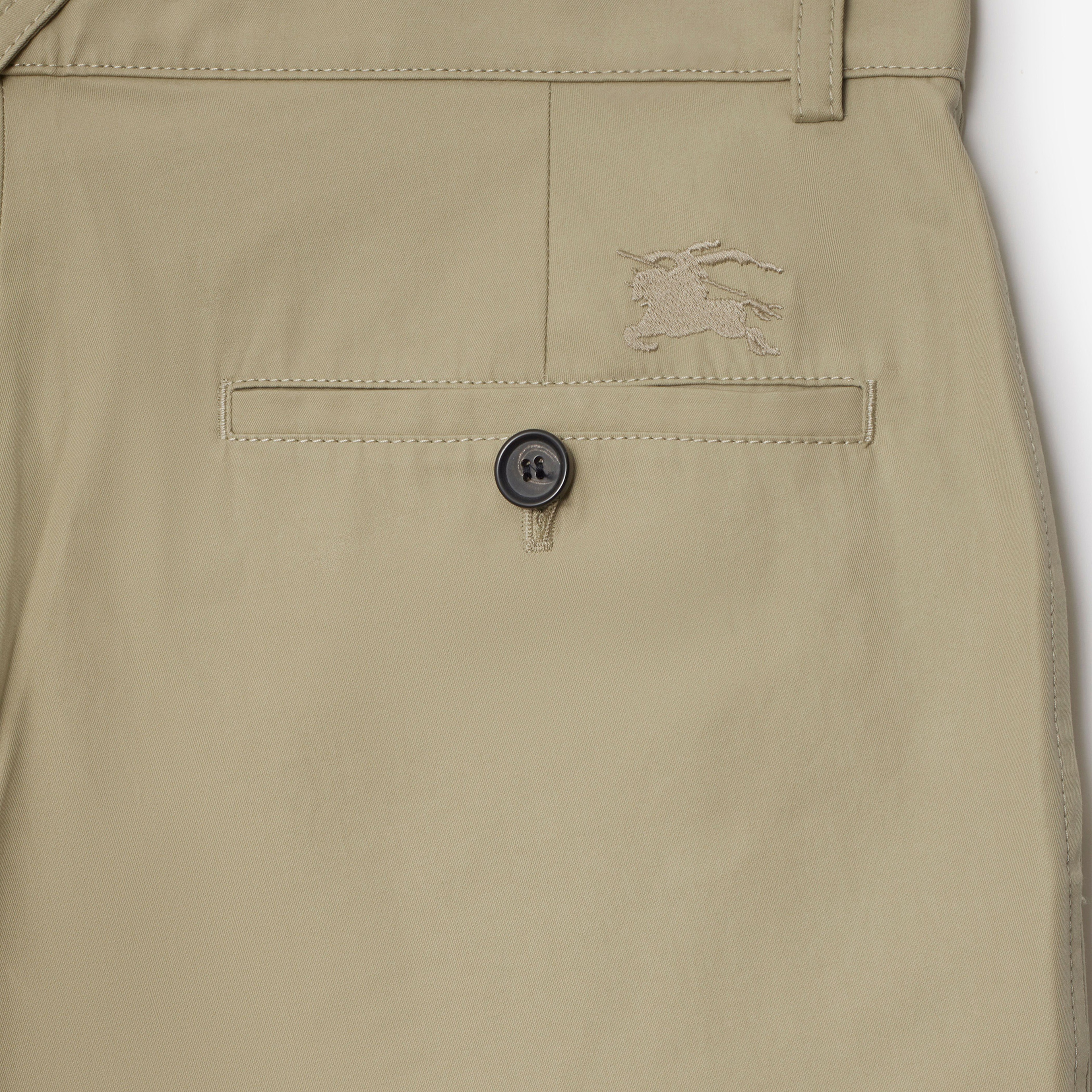 Burberry Pan Cotton Chinos Erkek Haki Pantolon