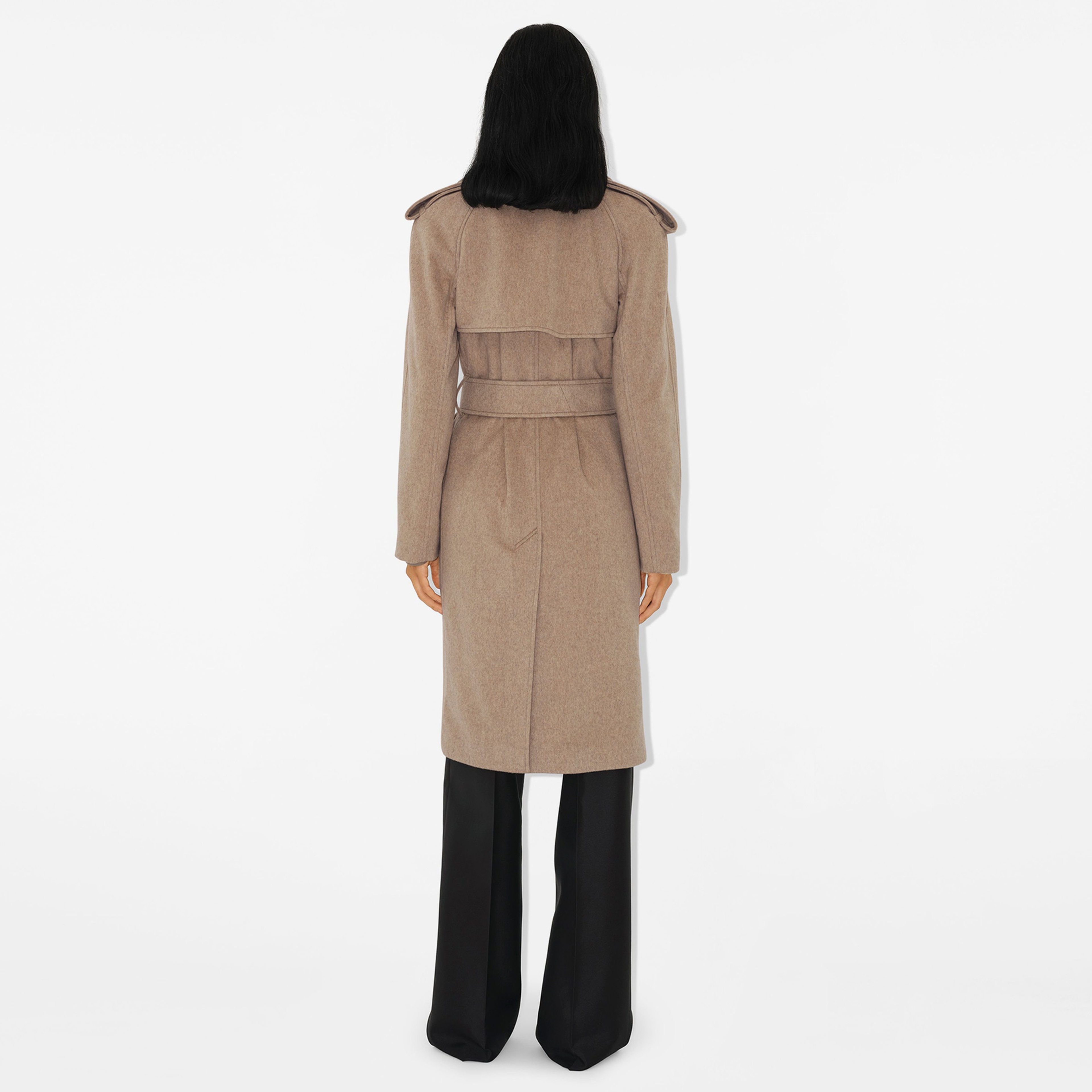 Burberry Kaşmir Wrap Kadın Bej Mont