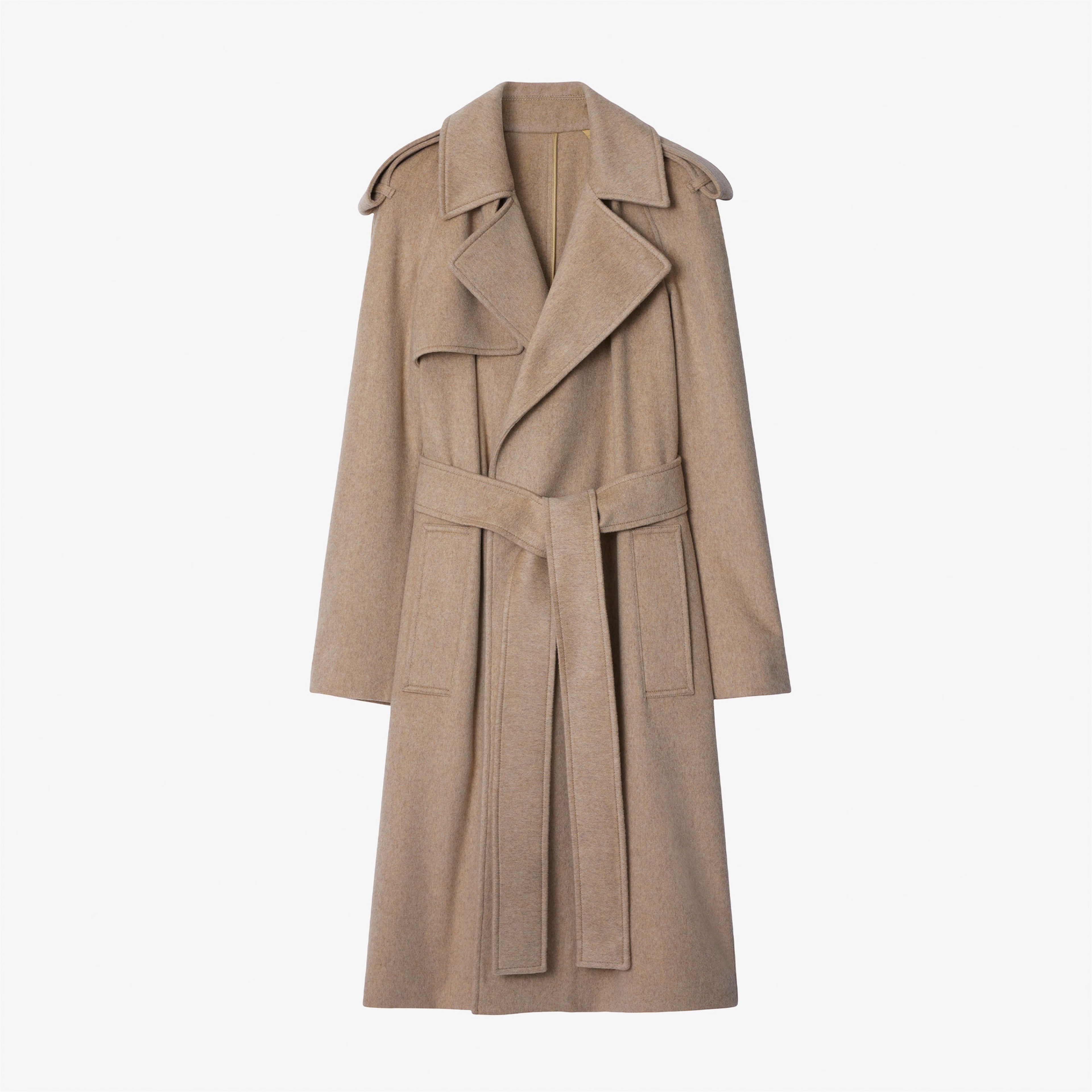 Burberry Kaşmir Wrap Kadın Bej Mont