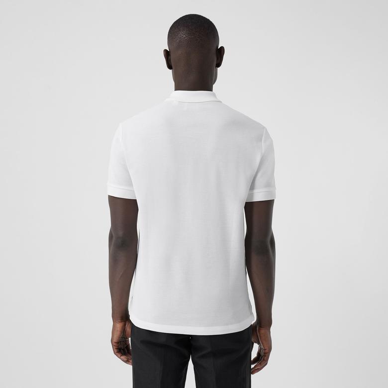 Burberry Eddie Monogram Motif Cotton Piqu