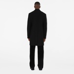 Burberry Wool Tailored Erkek Siyah Palto