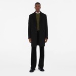 Burberry Wool Tailored Erkek Siyah Palto