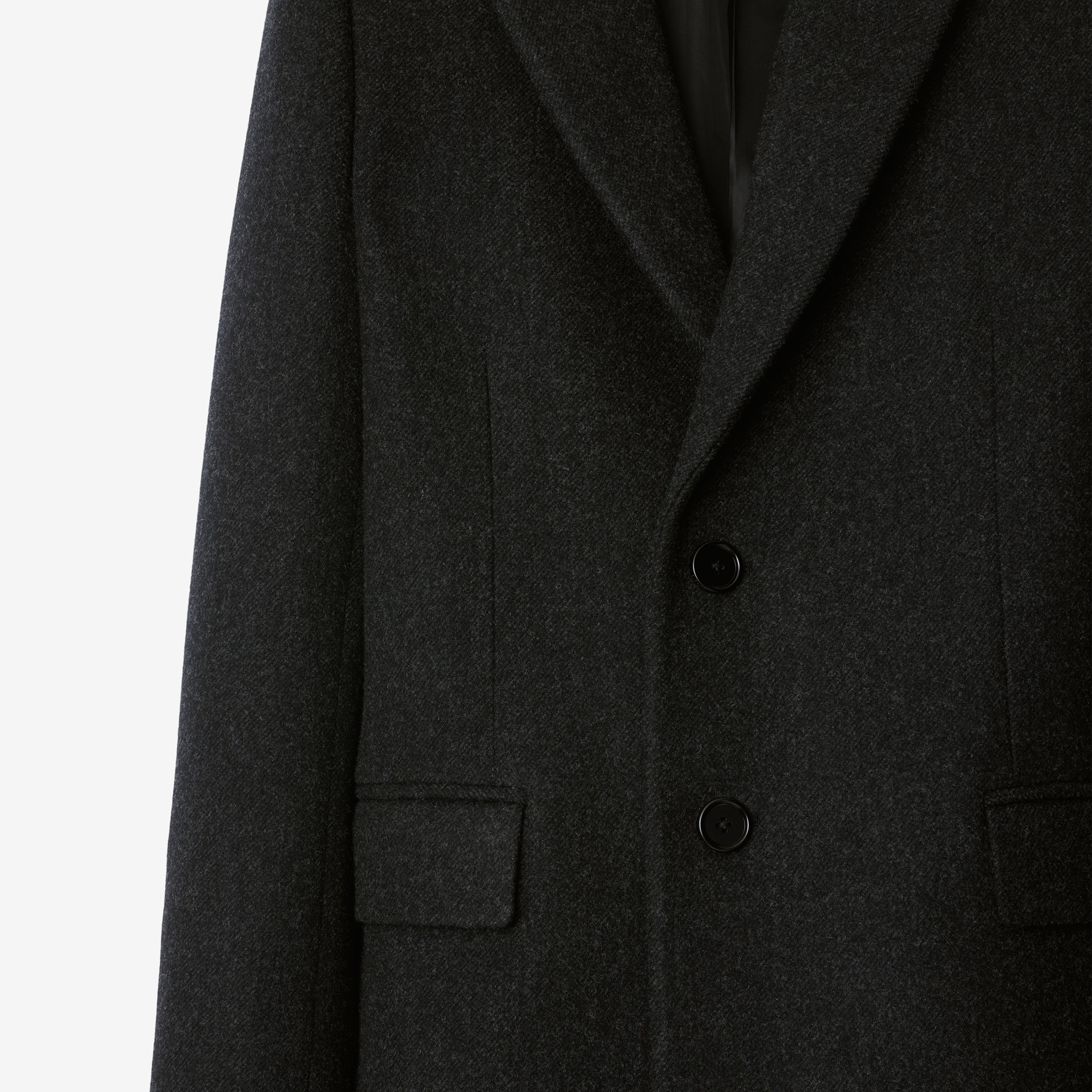 Burberry Wool Tailored Kadın Siyah Palto