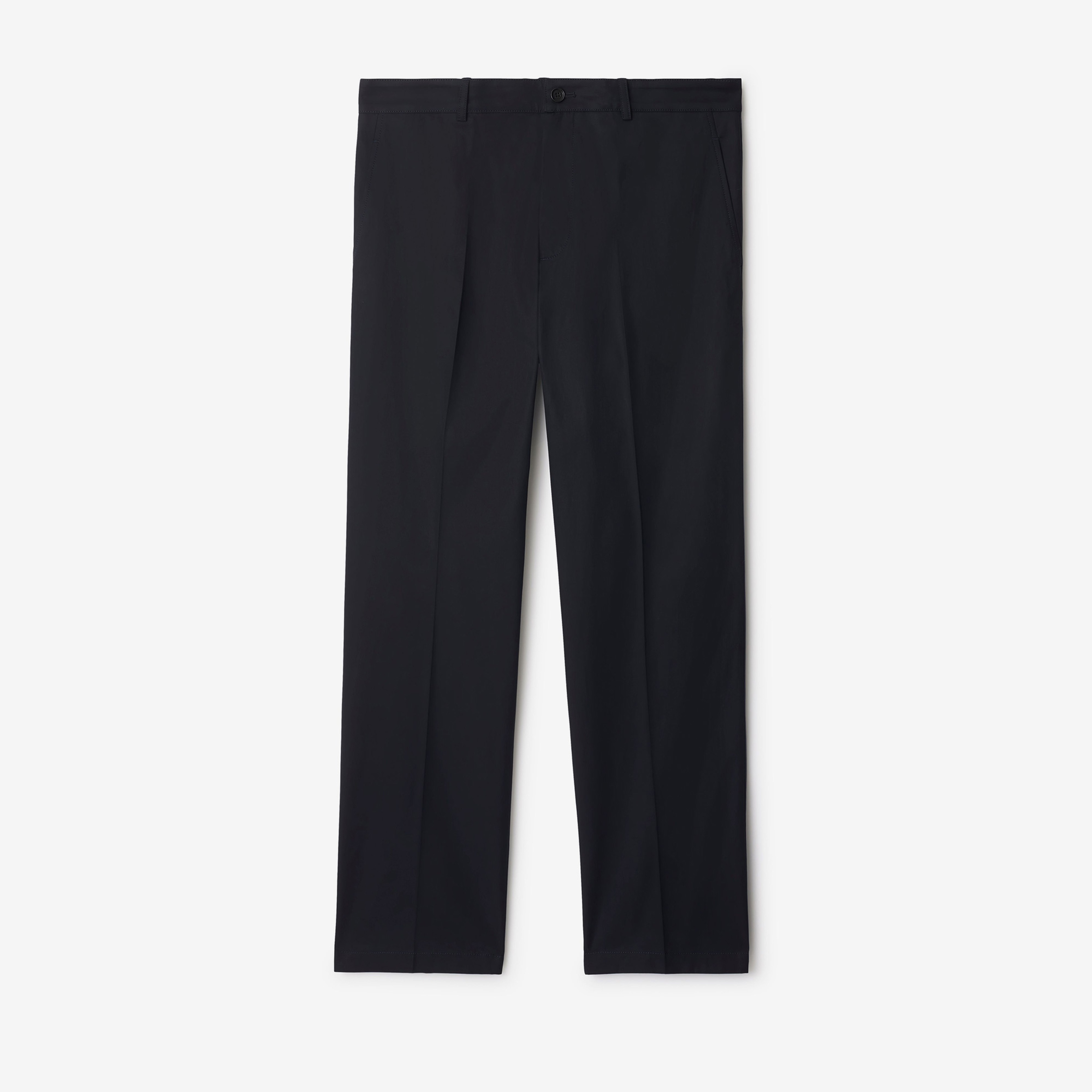 Burberry Pan Cotton Chinos Erkek Mavi Pantolon
