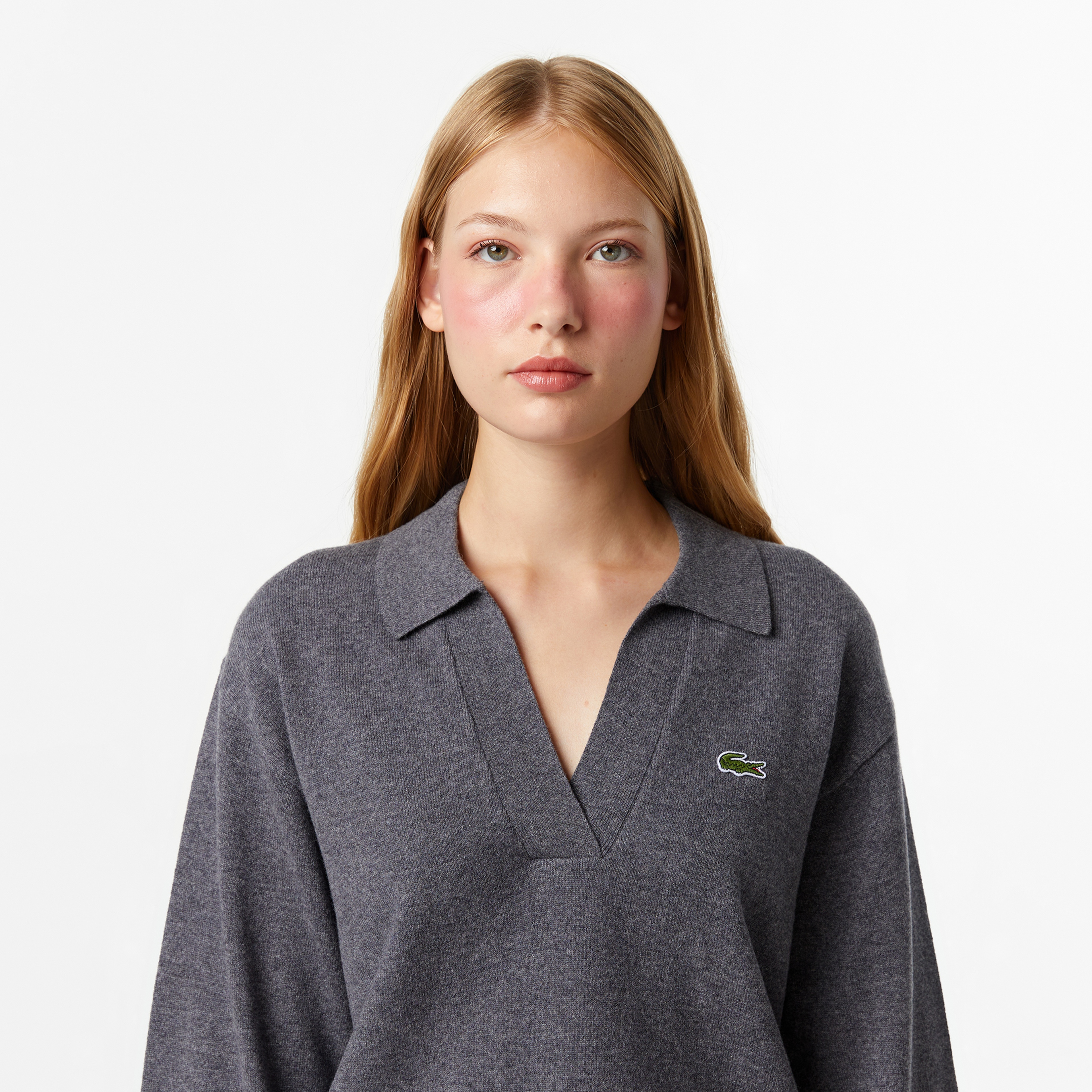 Women's Grey Cashmere Blend Tricot
