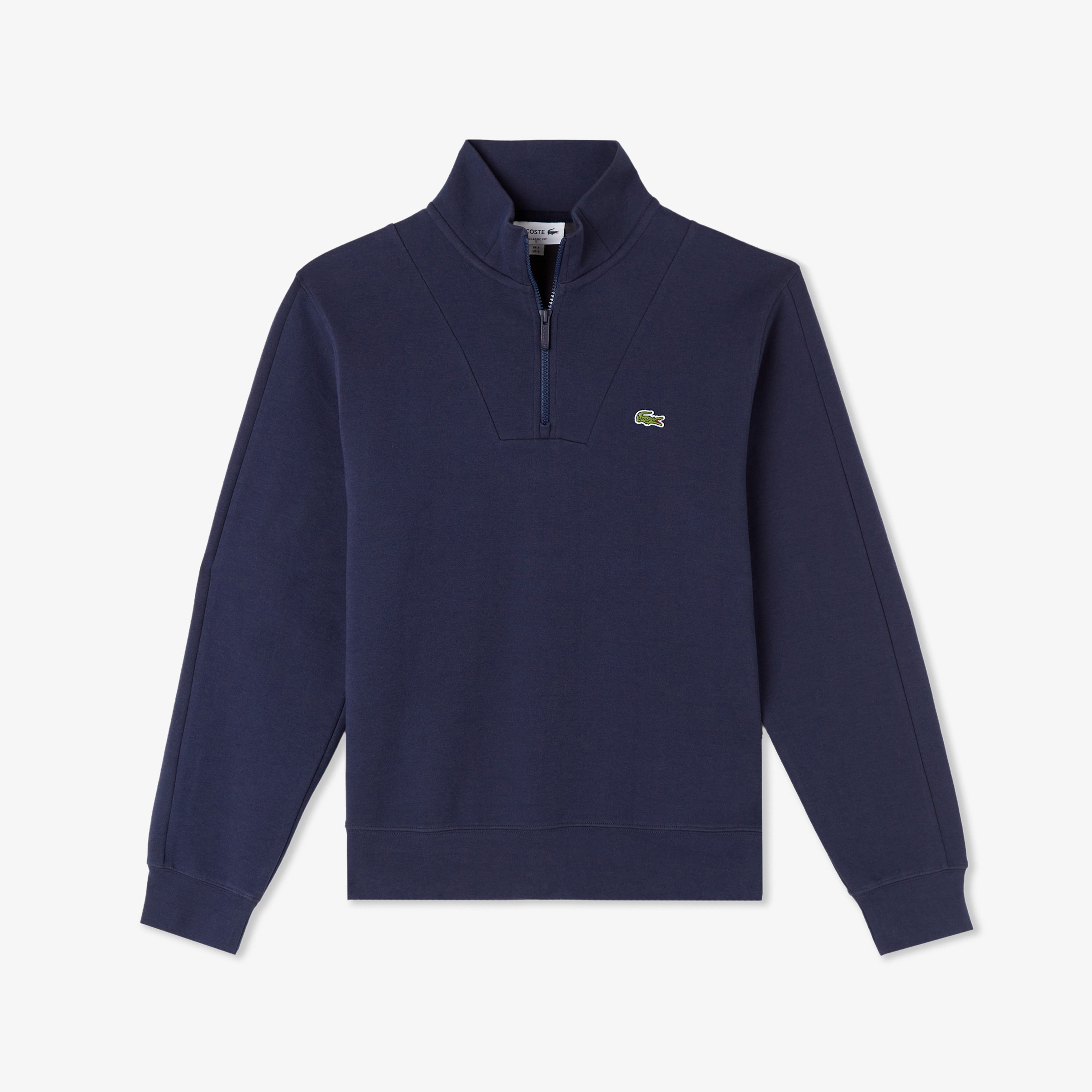 Erkek Classic Fit Yarım Fermuarlı Lacivert Sweatshirt