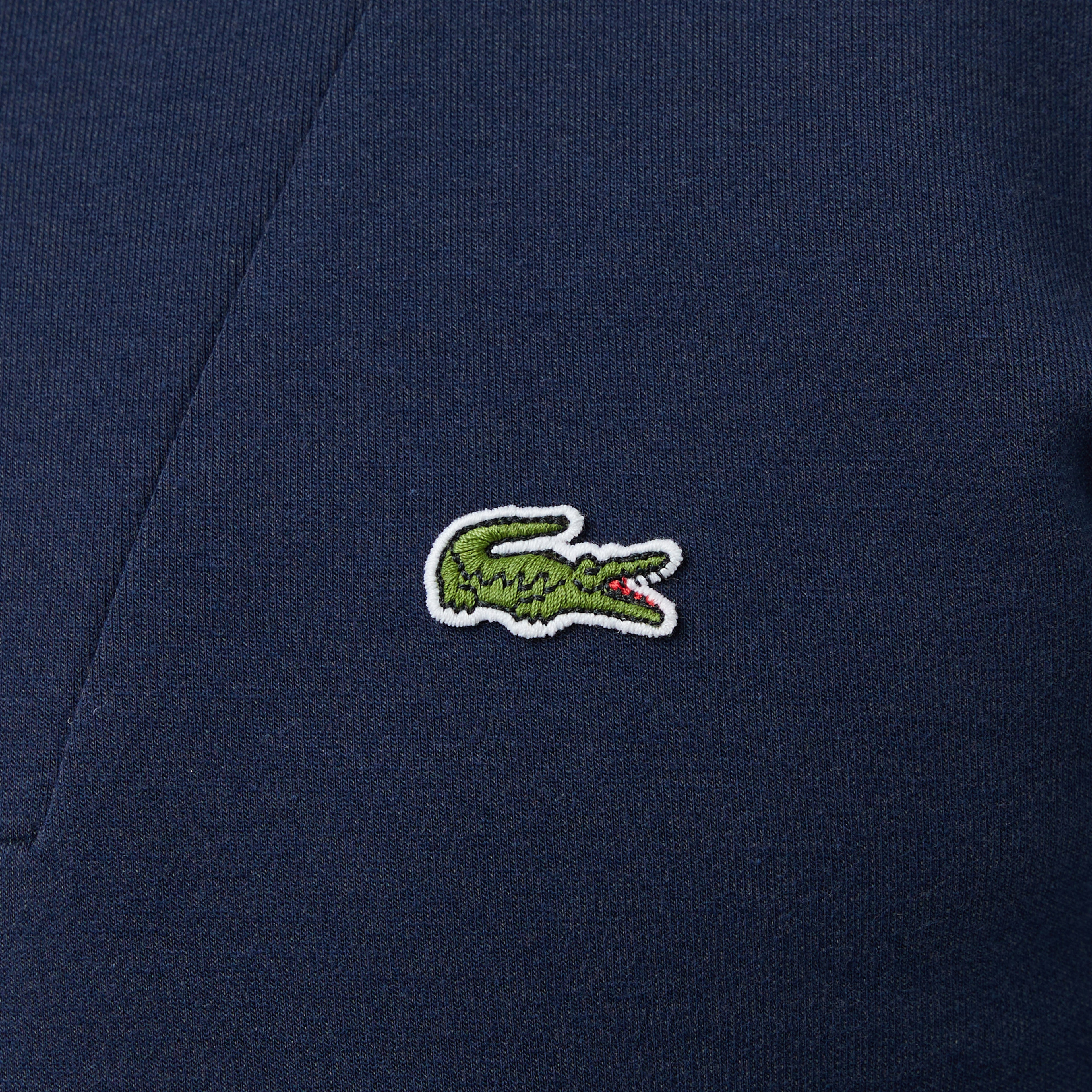 Erkek Classic Fit Yarım Fermuarlı Lacivert Sweatshirt