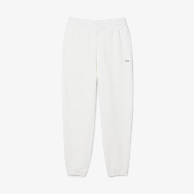 Lacoste Fleece Unisex Beyaz Eşofman Altı