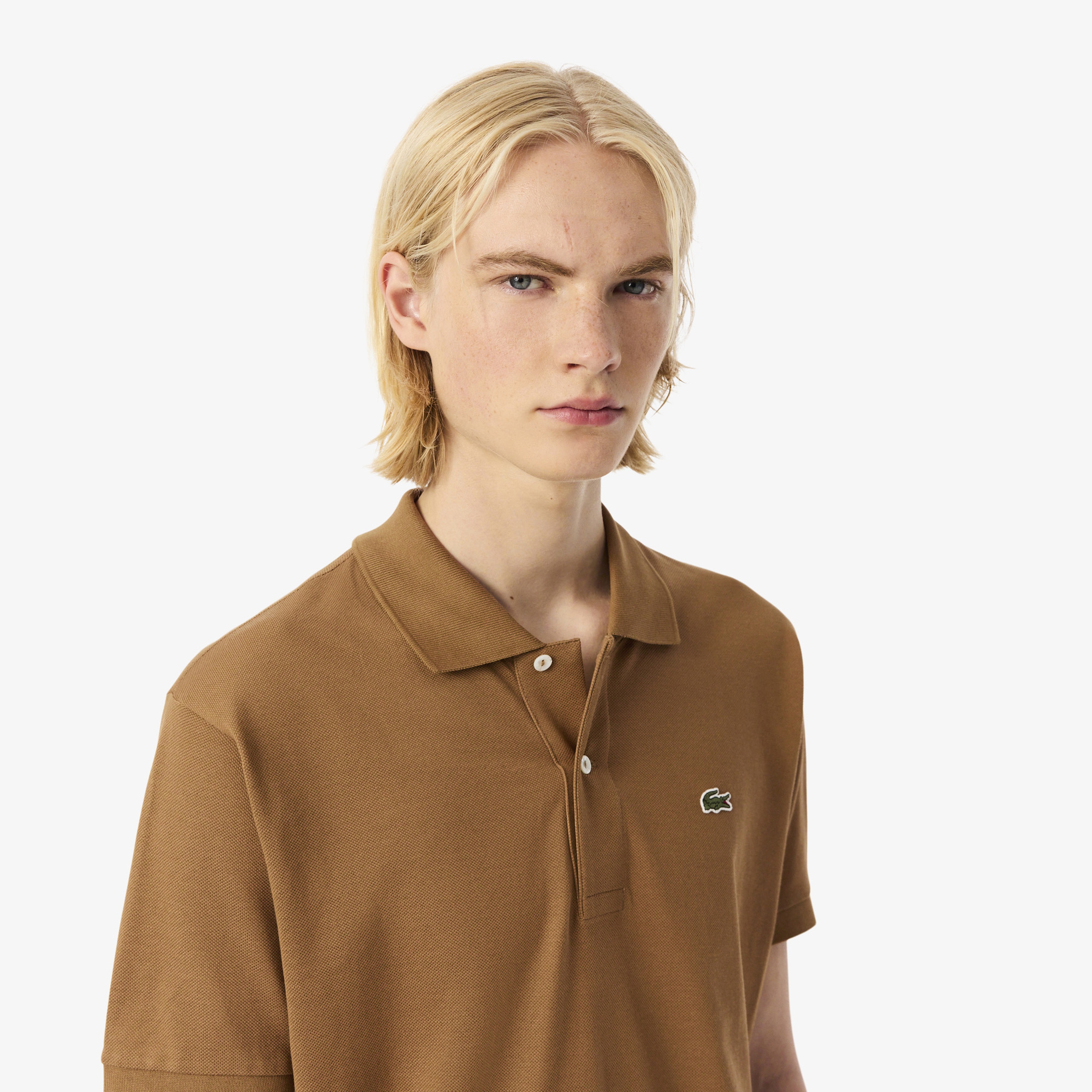 Lacoste Classic Fit L.12.12 Original Erkek Kahverengi Polo