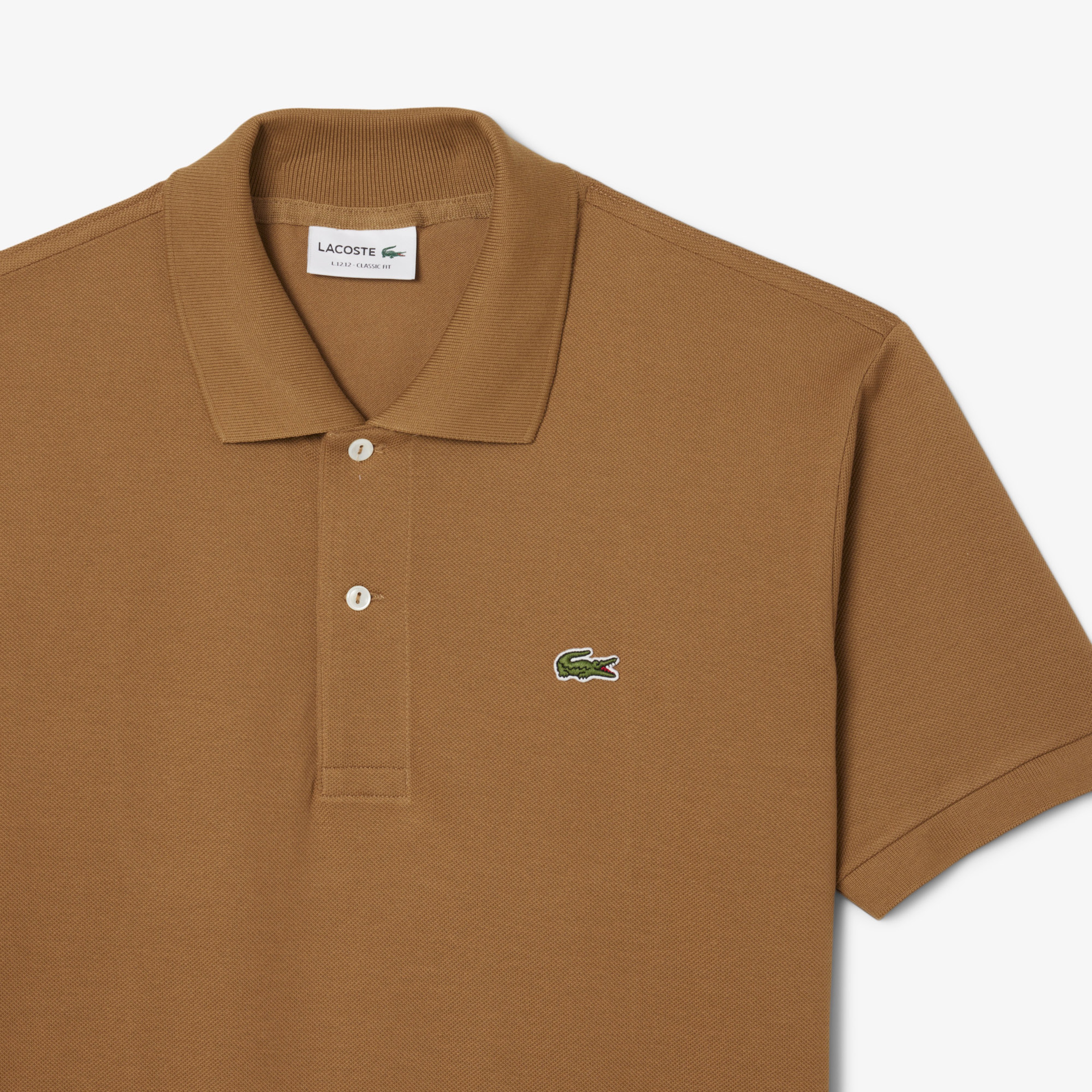 Lacoste Classic Fit L.12.12 Original Erkek Kahverengi Polo