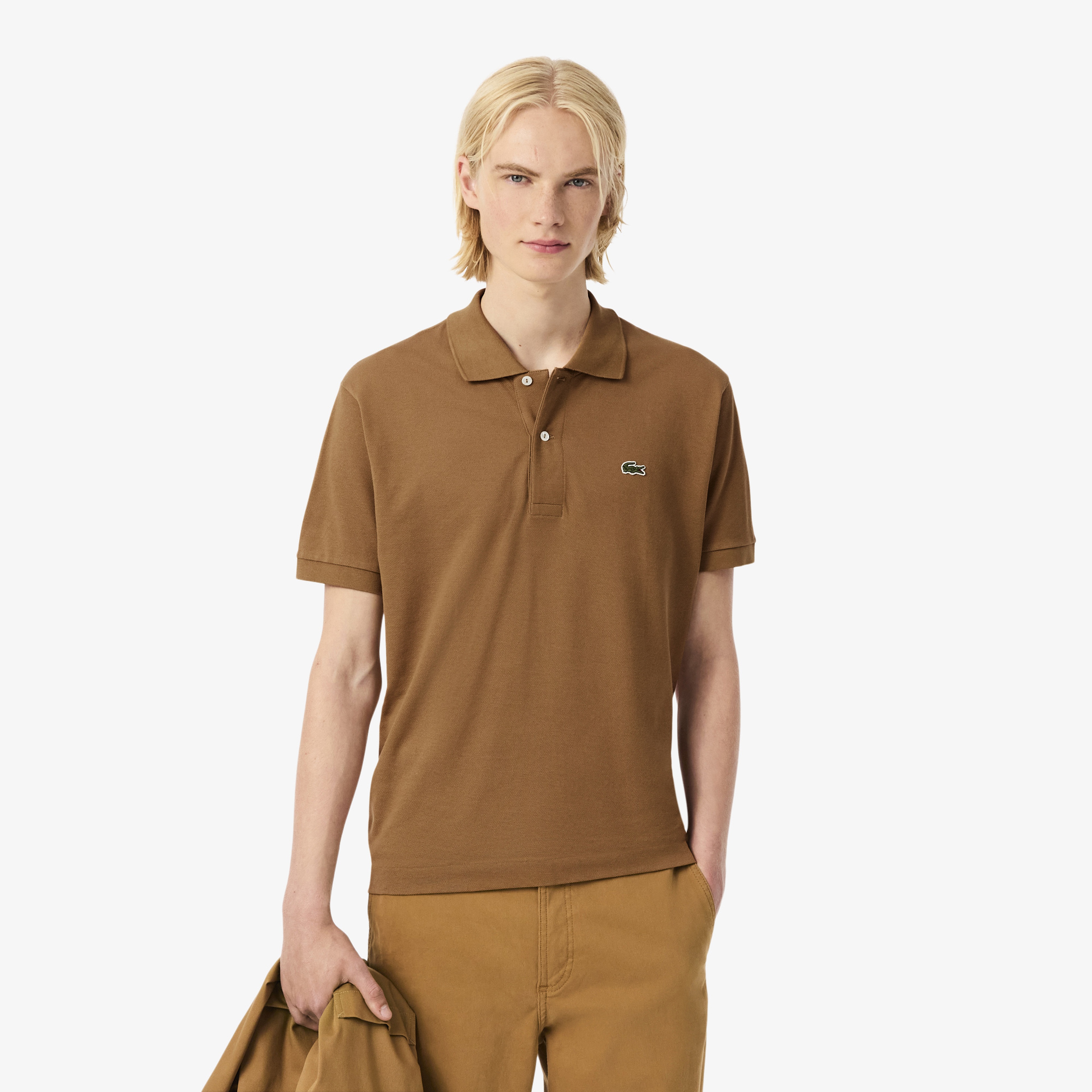 Lacoste Classic Fit L.12.12 Original Erkek Kahverengi Polo